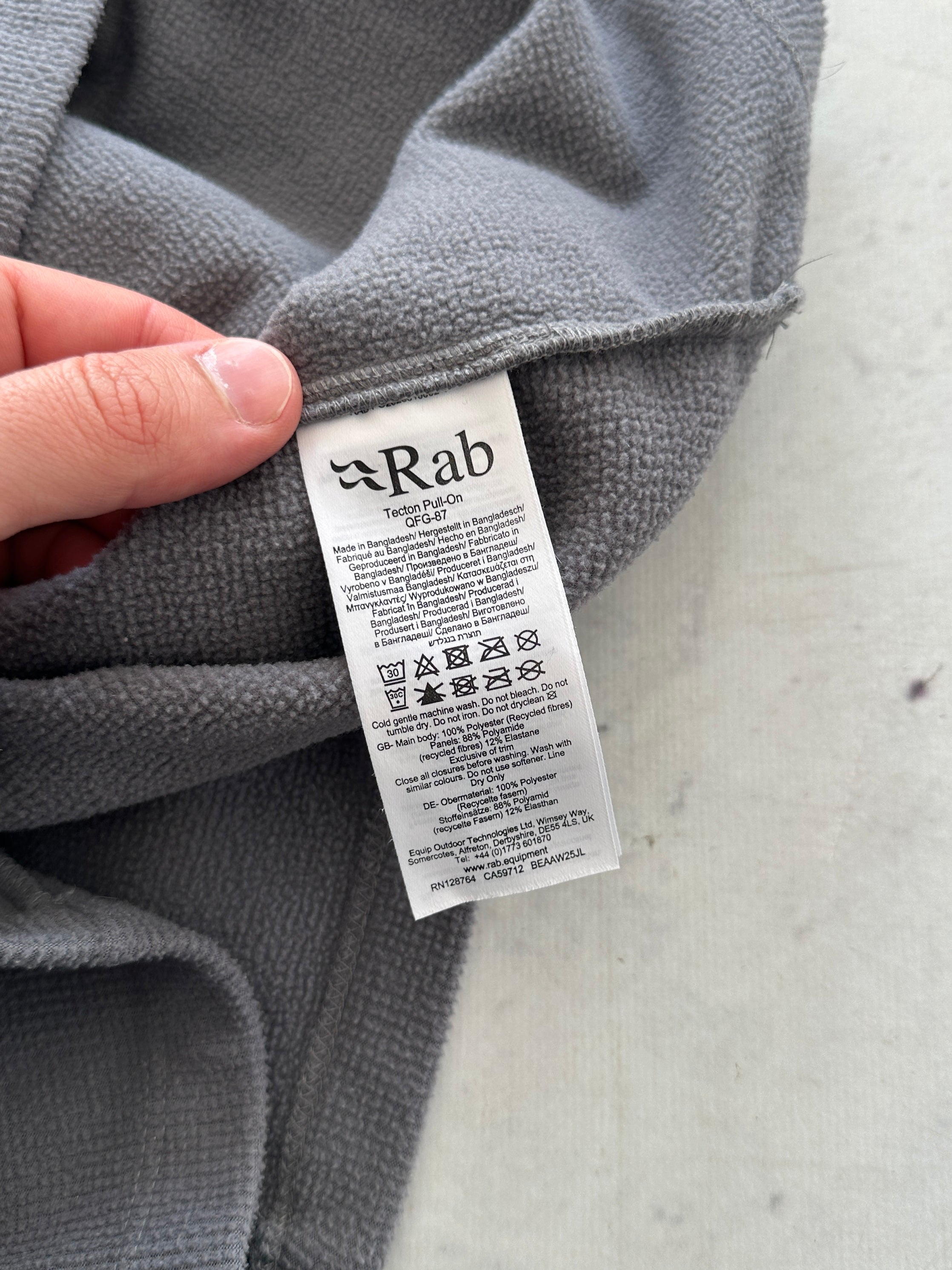Rab 1/4 Zip Pullover Fleece (L)