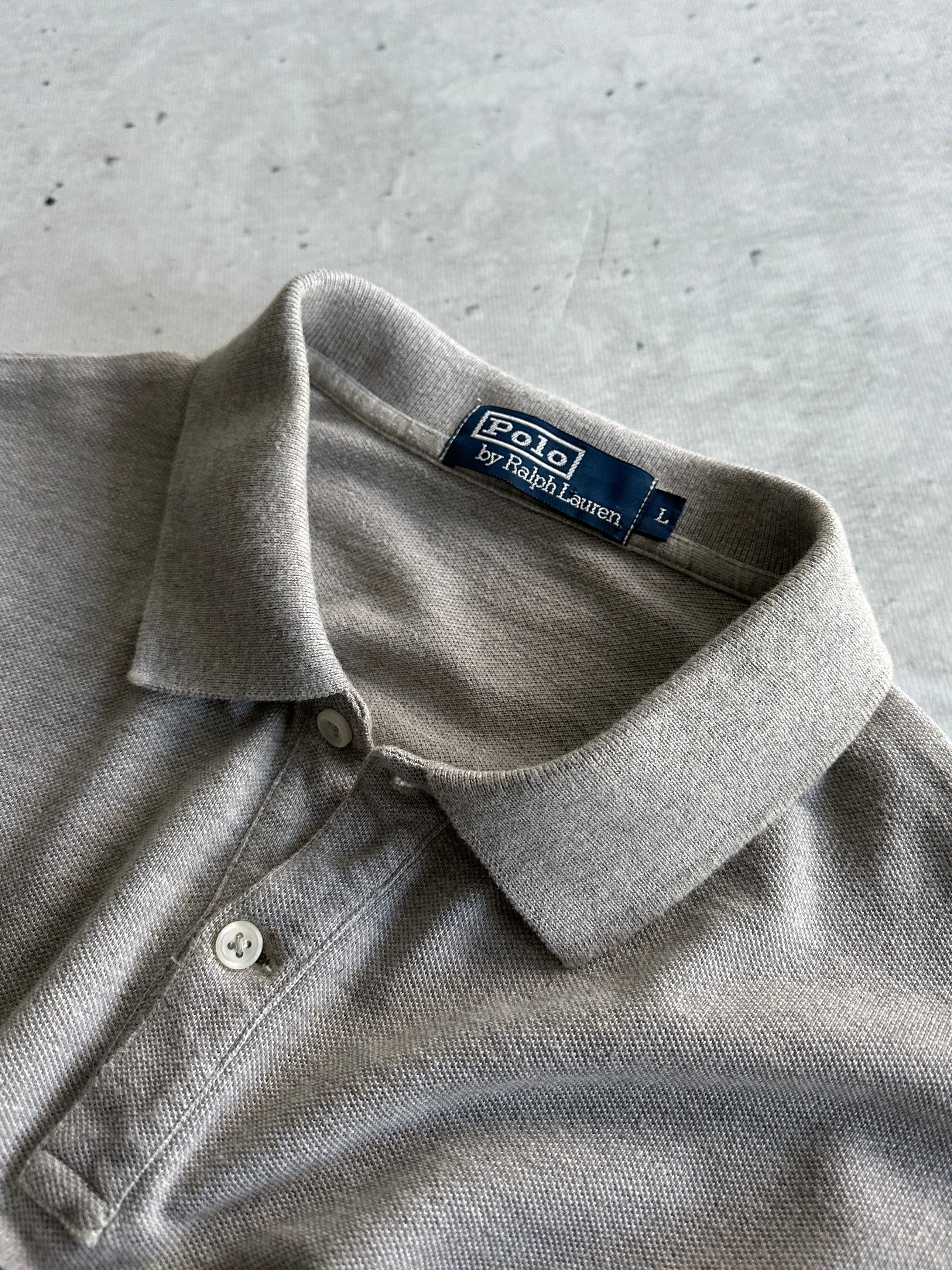 Ralph Lauren Stripe Long Sleeve Polo Shirt (XL)