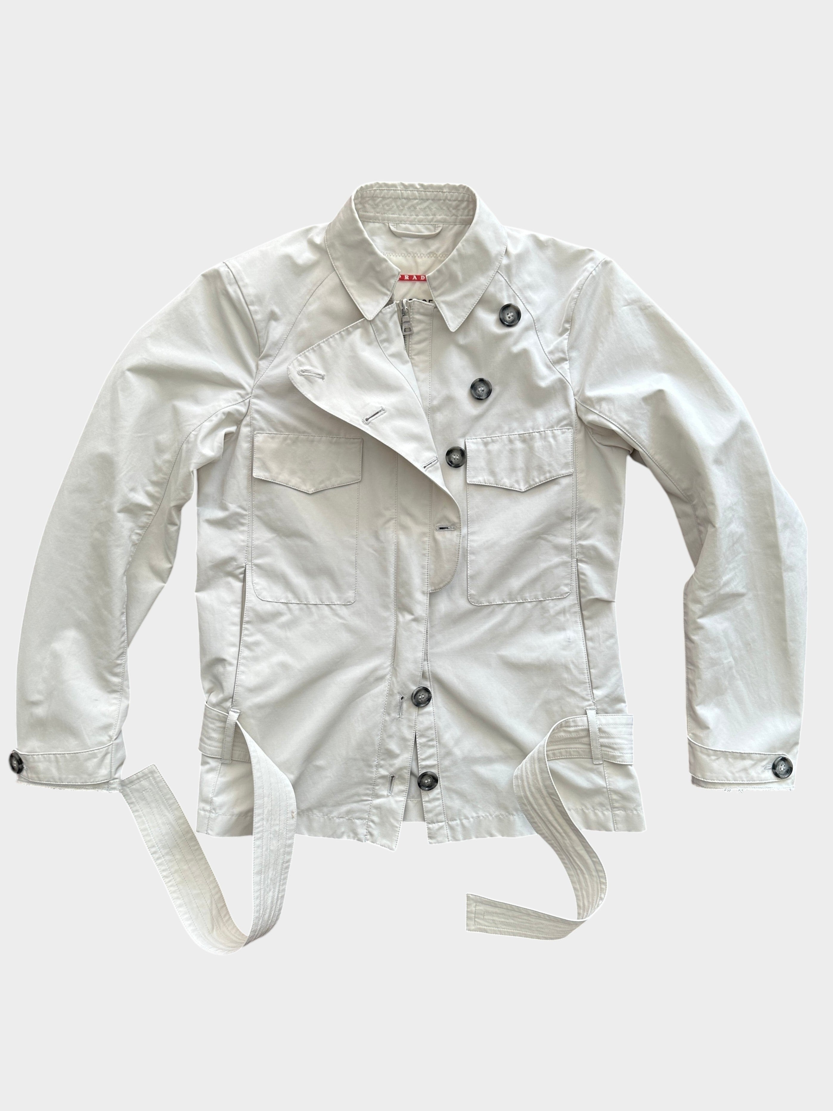 00's Prada belted Jacket (Women's S)