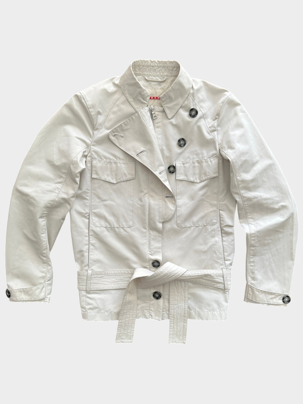 00's Prada belted Jacket (Women's S)