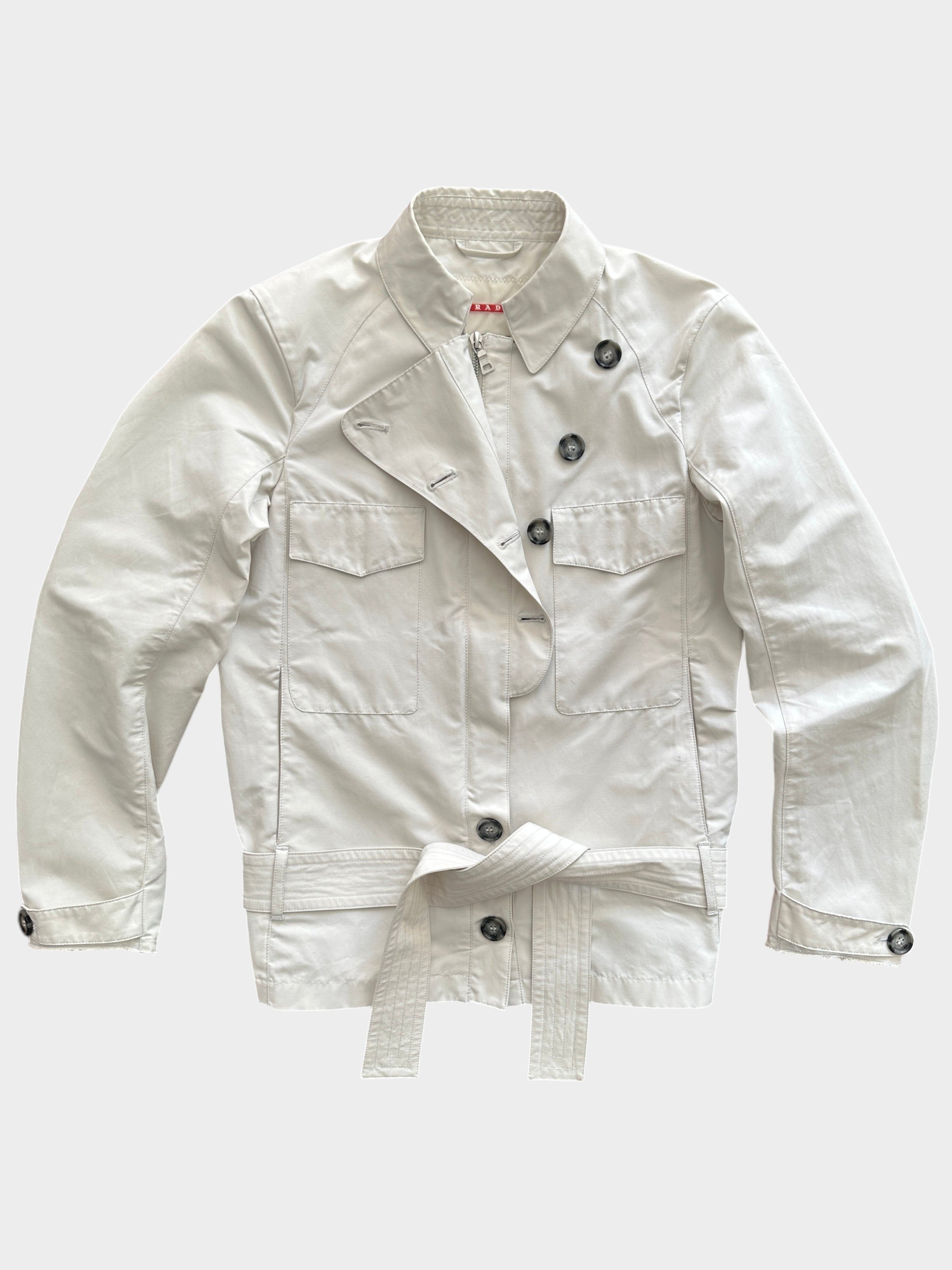 00's Prada belted Jacket (Women's S)