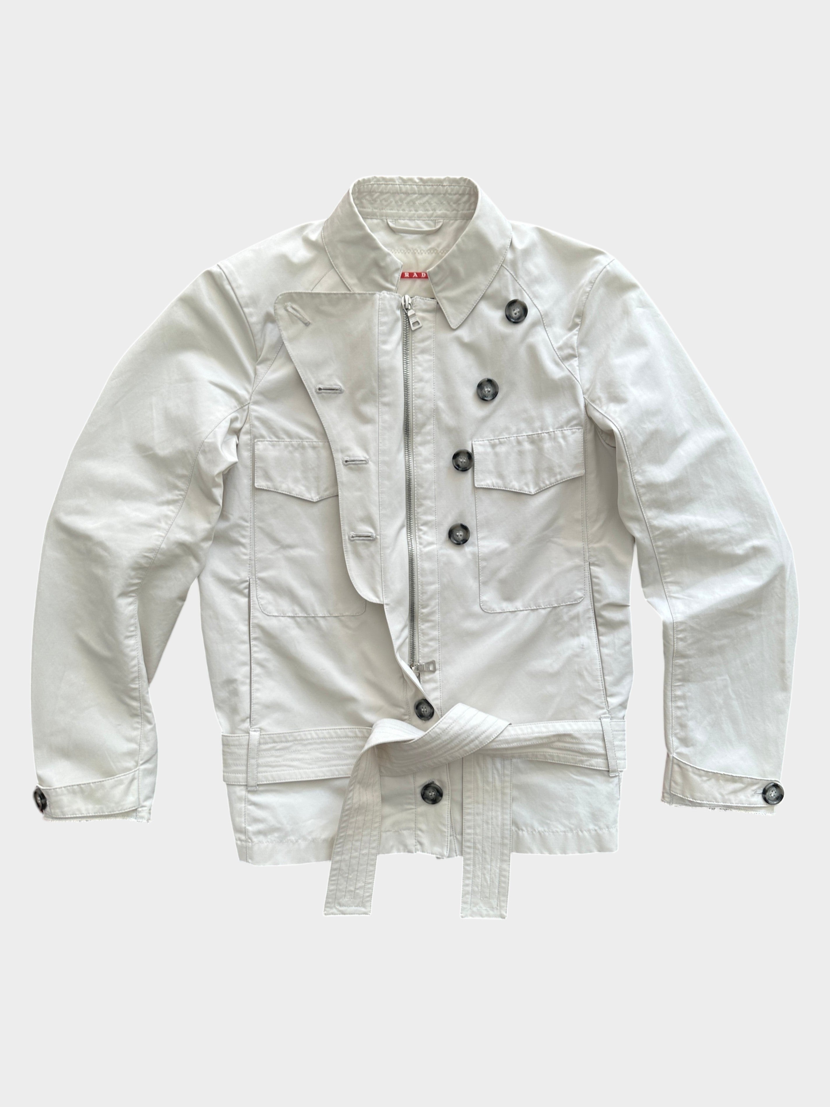 00's Prada belted Jacket (Women's S)