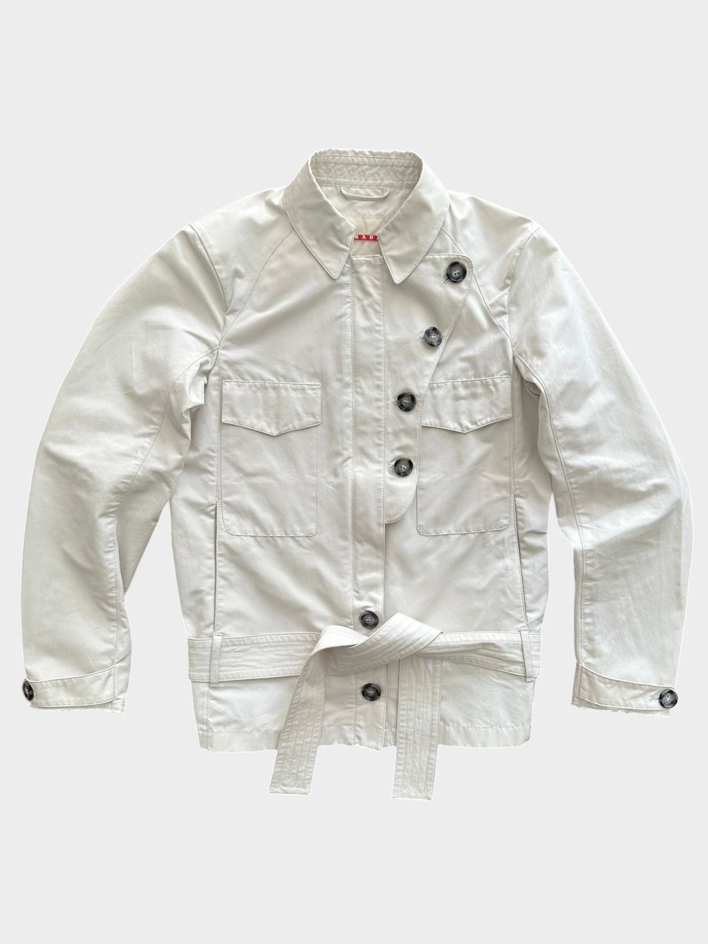 00's Prada belted Jacket (Women's S)