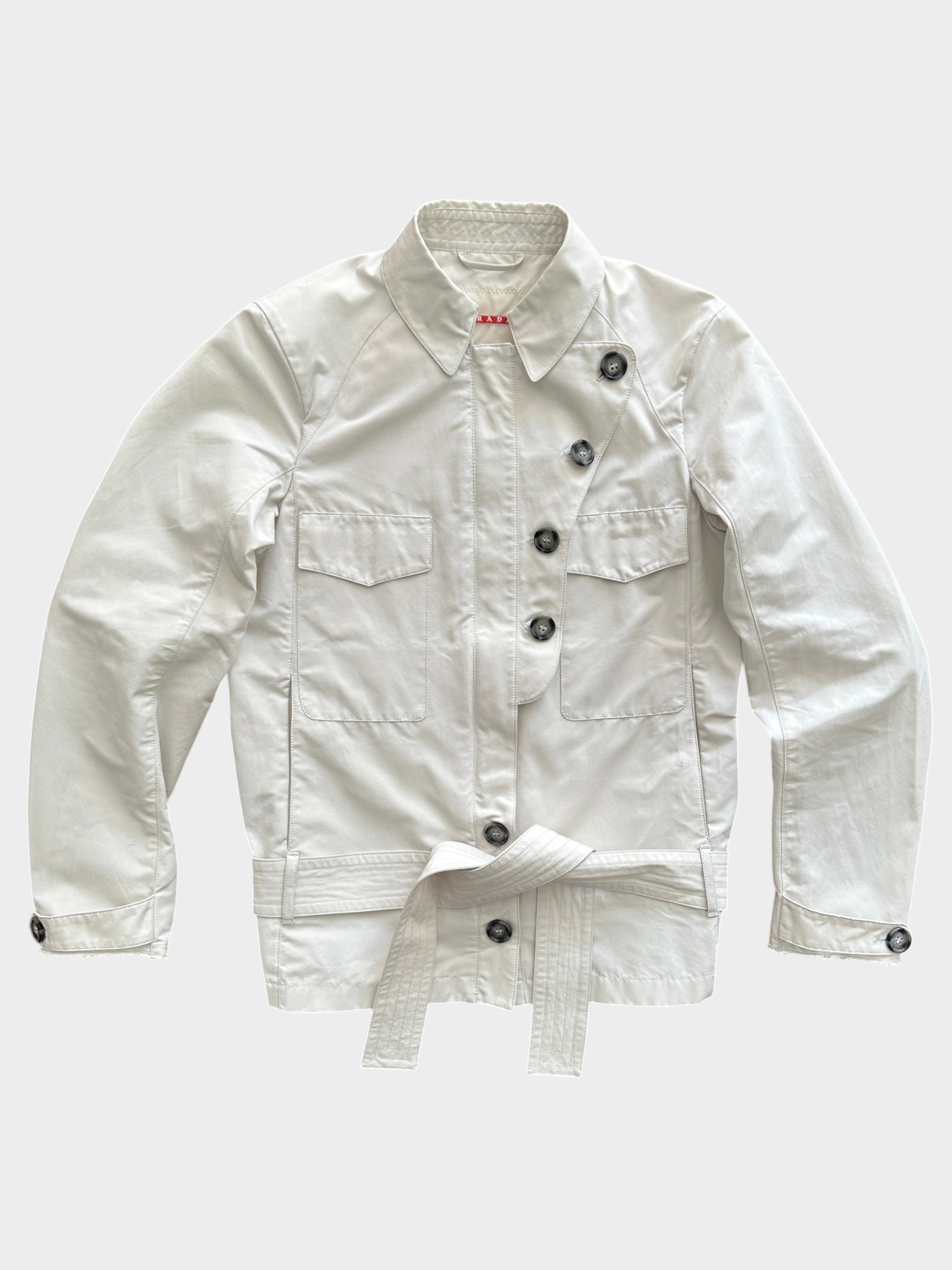 00's Prada belted Jacket (Women's S)