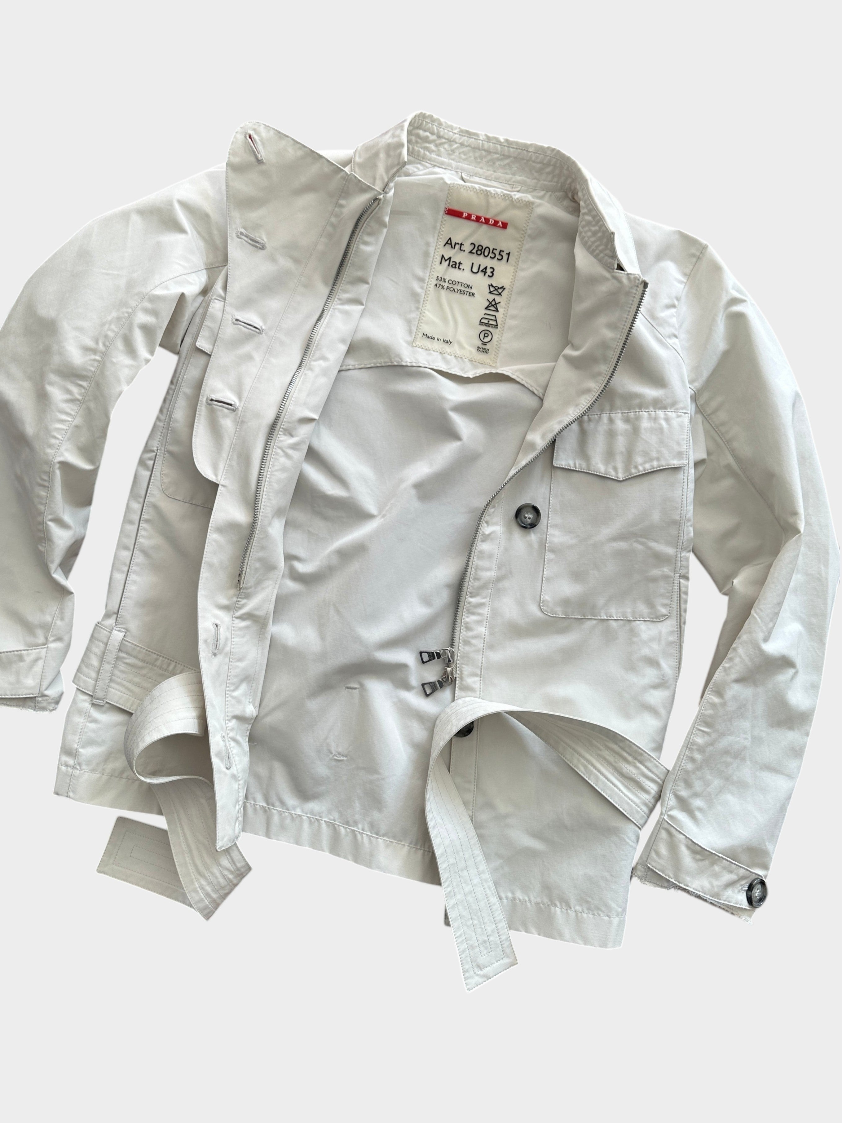 00's Prada belted Jacket (Women's S)