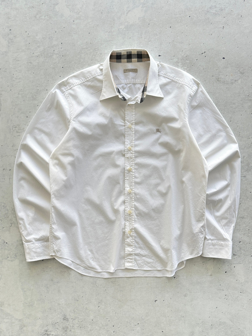 00's Burberry Brit Nova Check Long Sleeve Shirt (L)