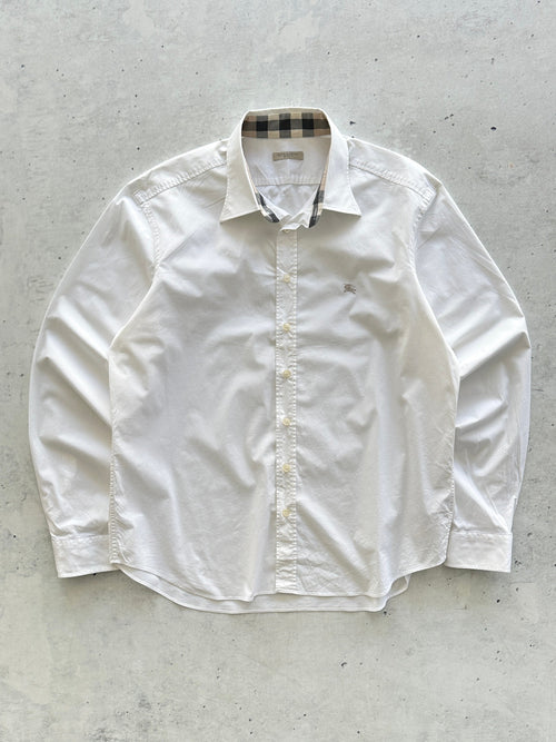 00's Burberry Brit Nova Check Long Sleeve Shirt (L)