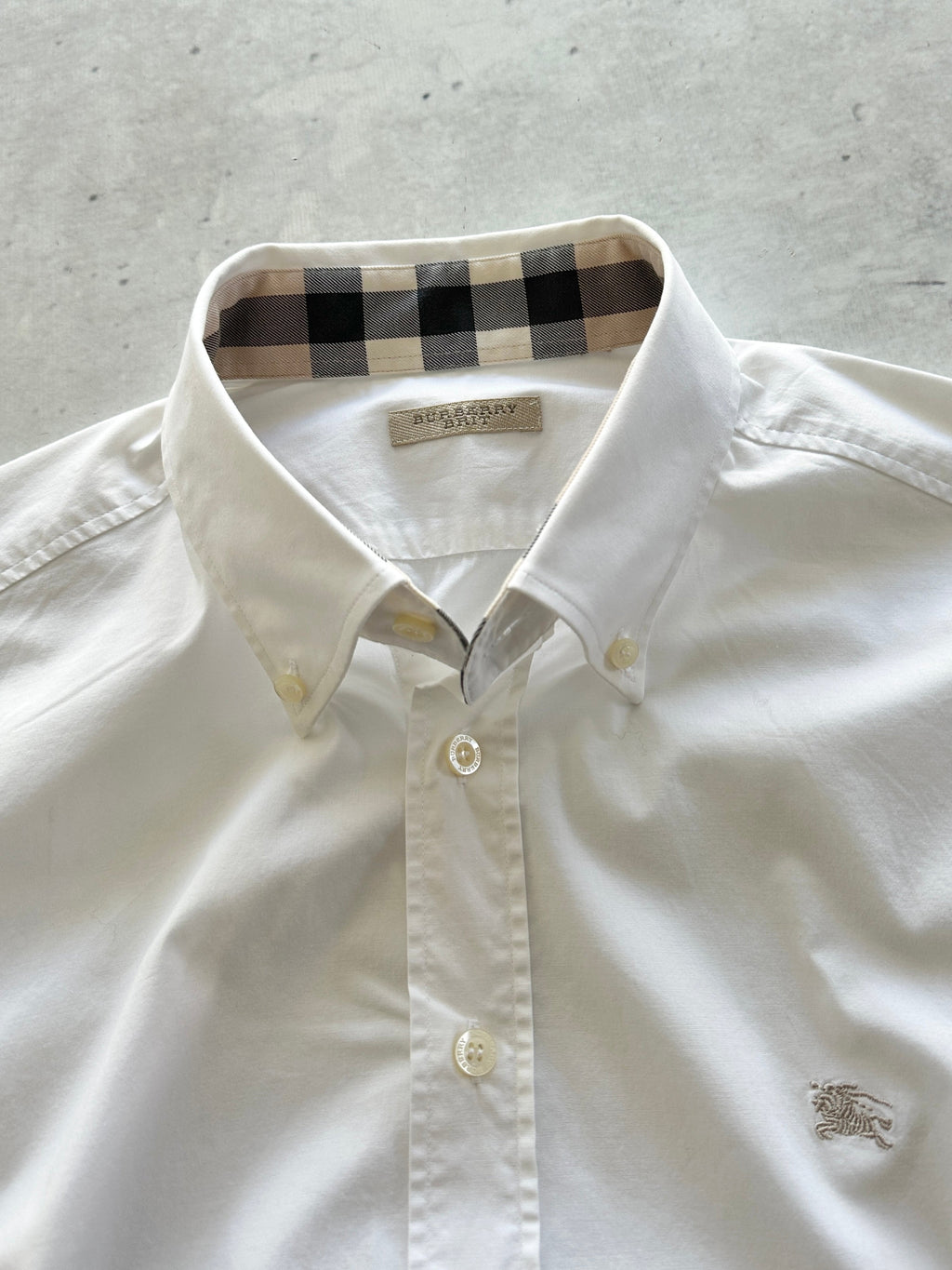 00's Burberry Brit Nova Check Long Sleeve Shirt (L)