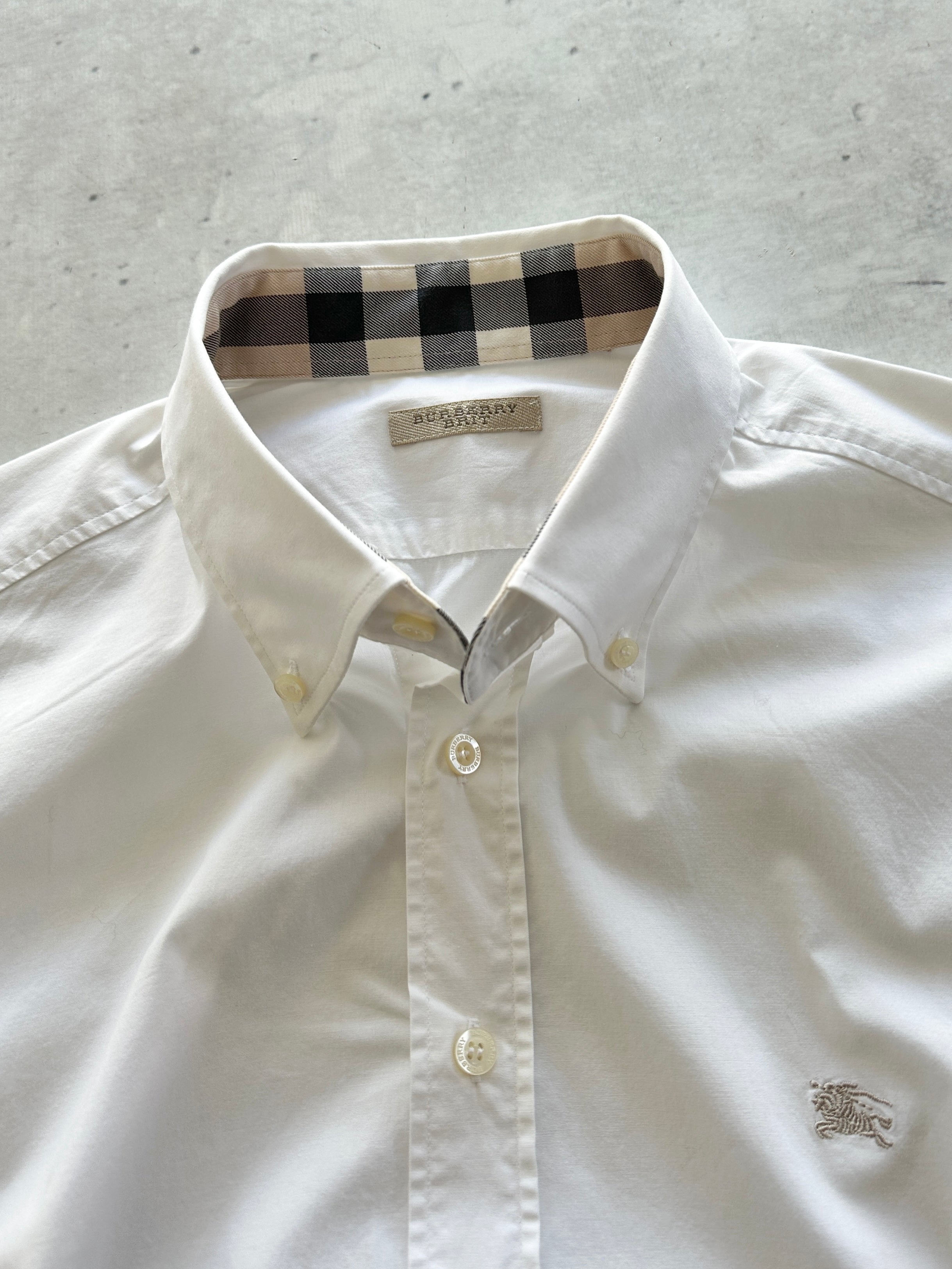 00's Burberry Brit Nova Check Long Sleeve Shirt (L)