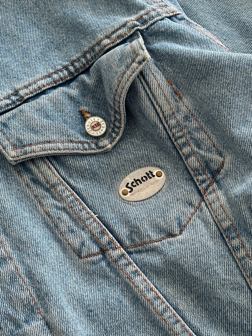 90's Schott USA Denim Jacket (XL)
