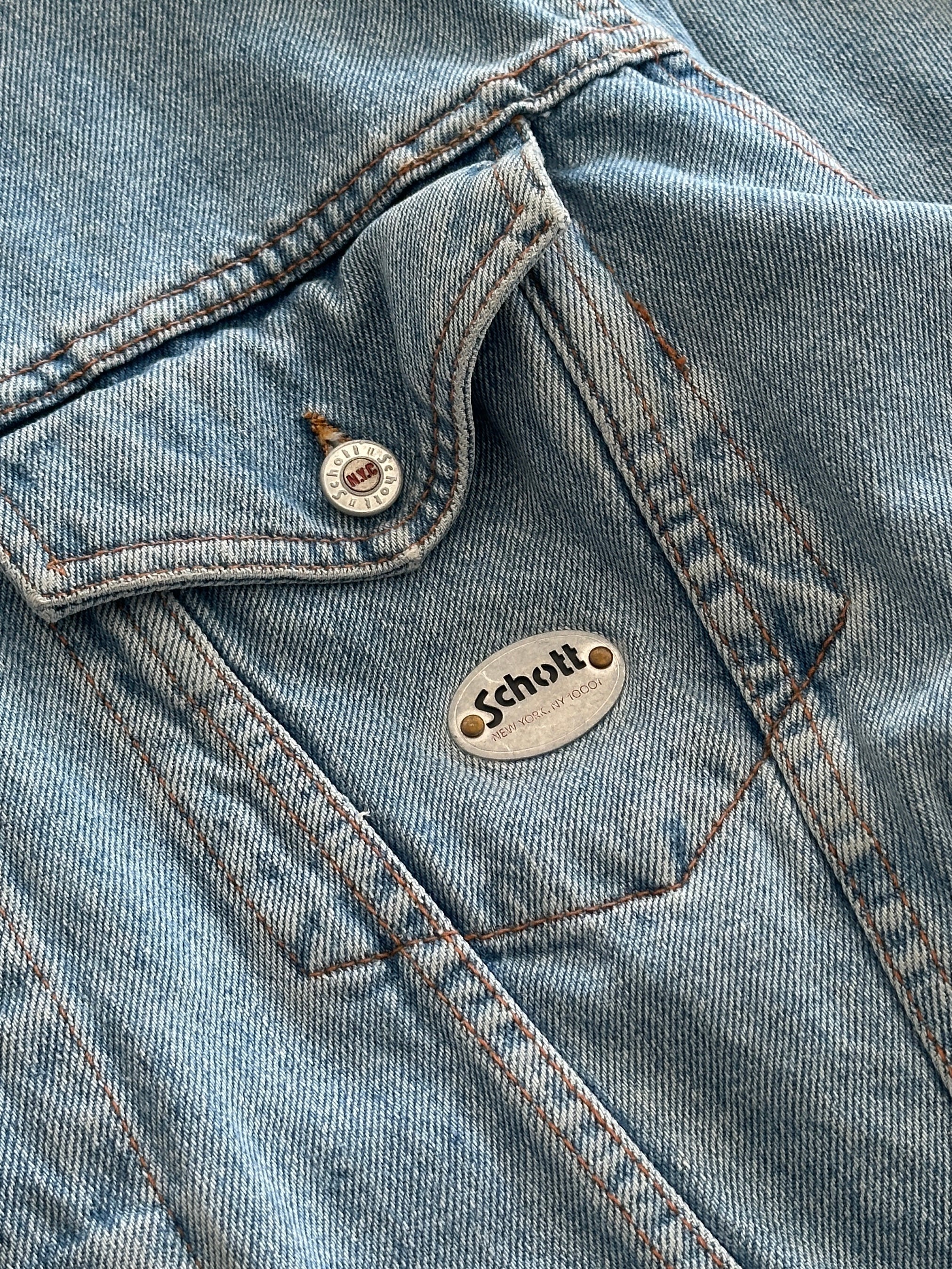 90's Schott USA Denim Jacket (XL)
