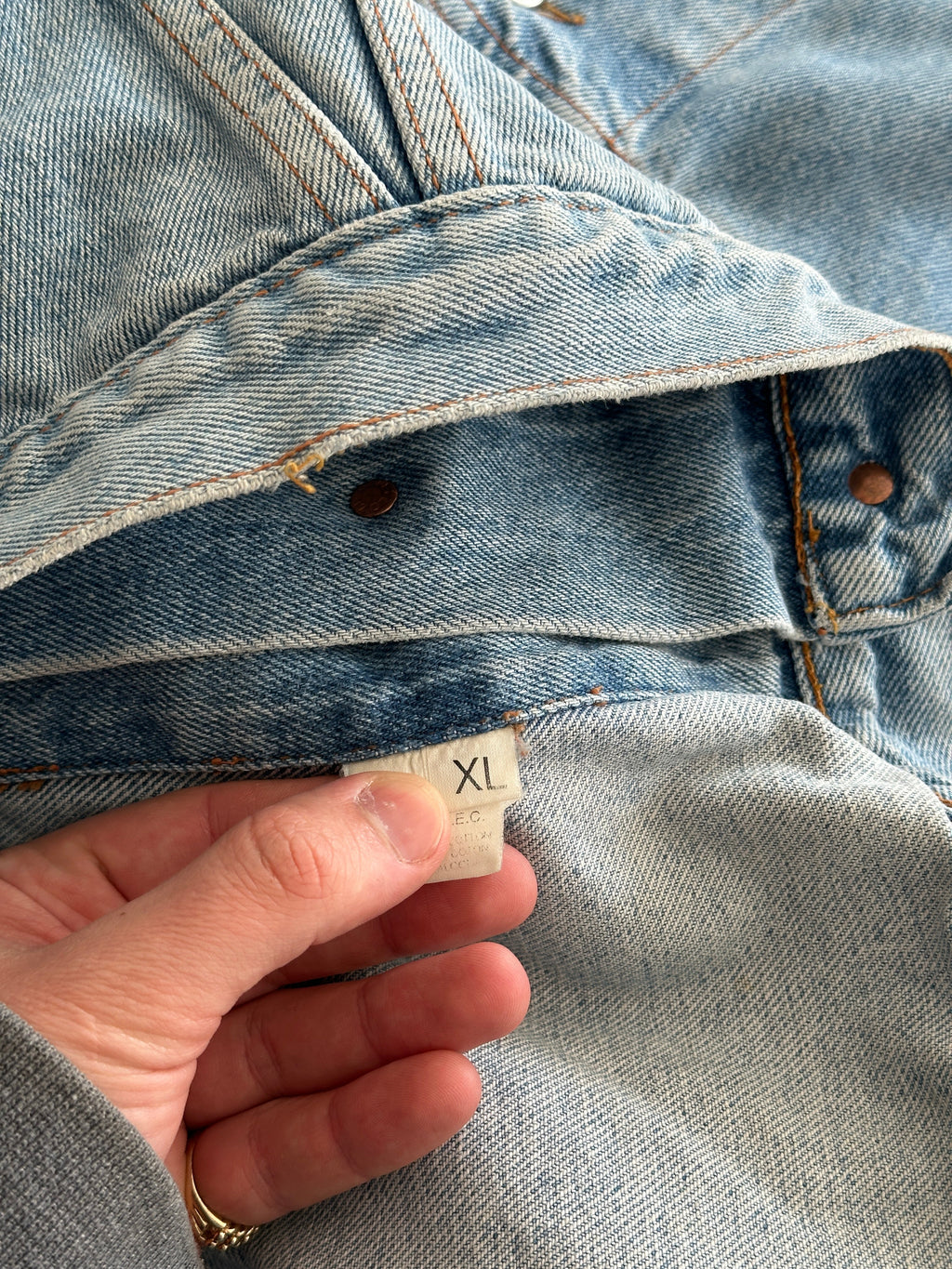 90's Schott USA Denim Jacket (XL)