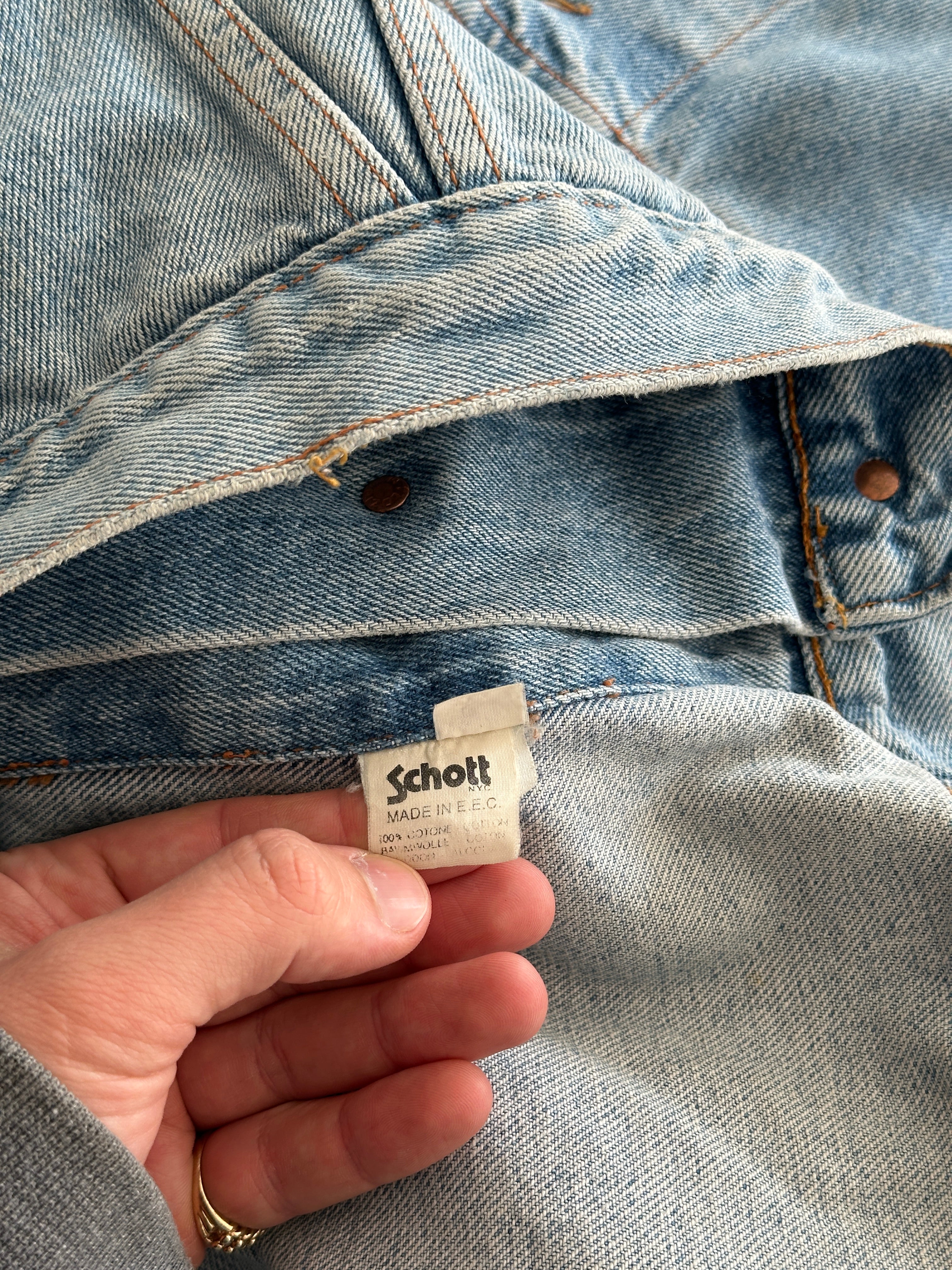 90's Schott USA Denim Jacket (XL)