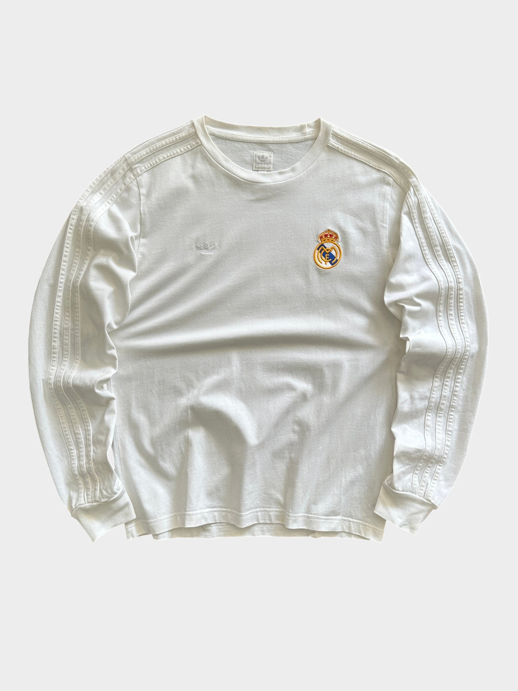 Adidas Trefoil Real Madrid Heavyweight Long Sleeve T Shirt (M)