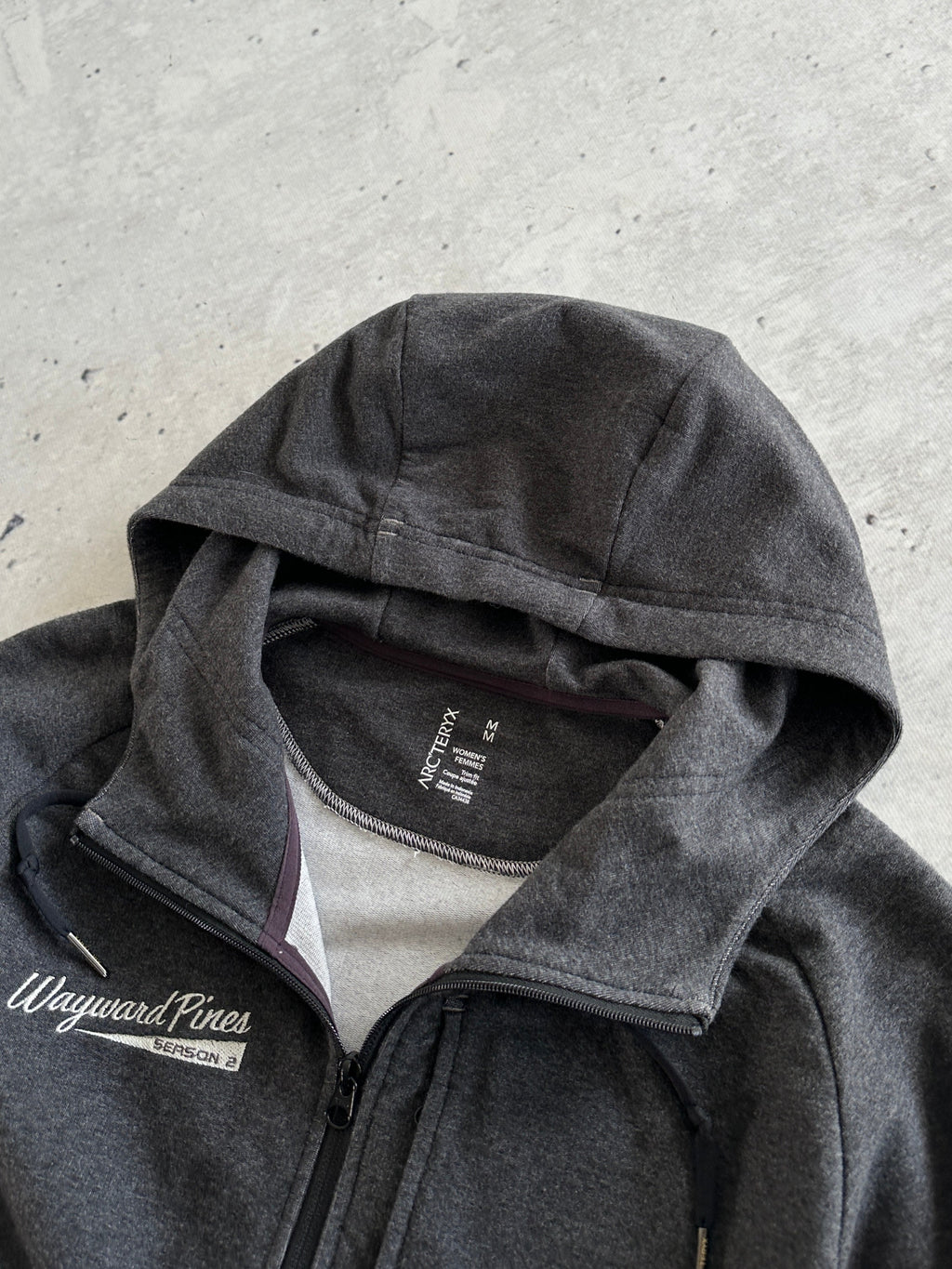 Arc'teryx Wayward Pines Zip Up Hoodie (Women's M)