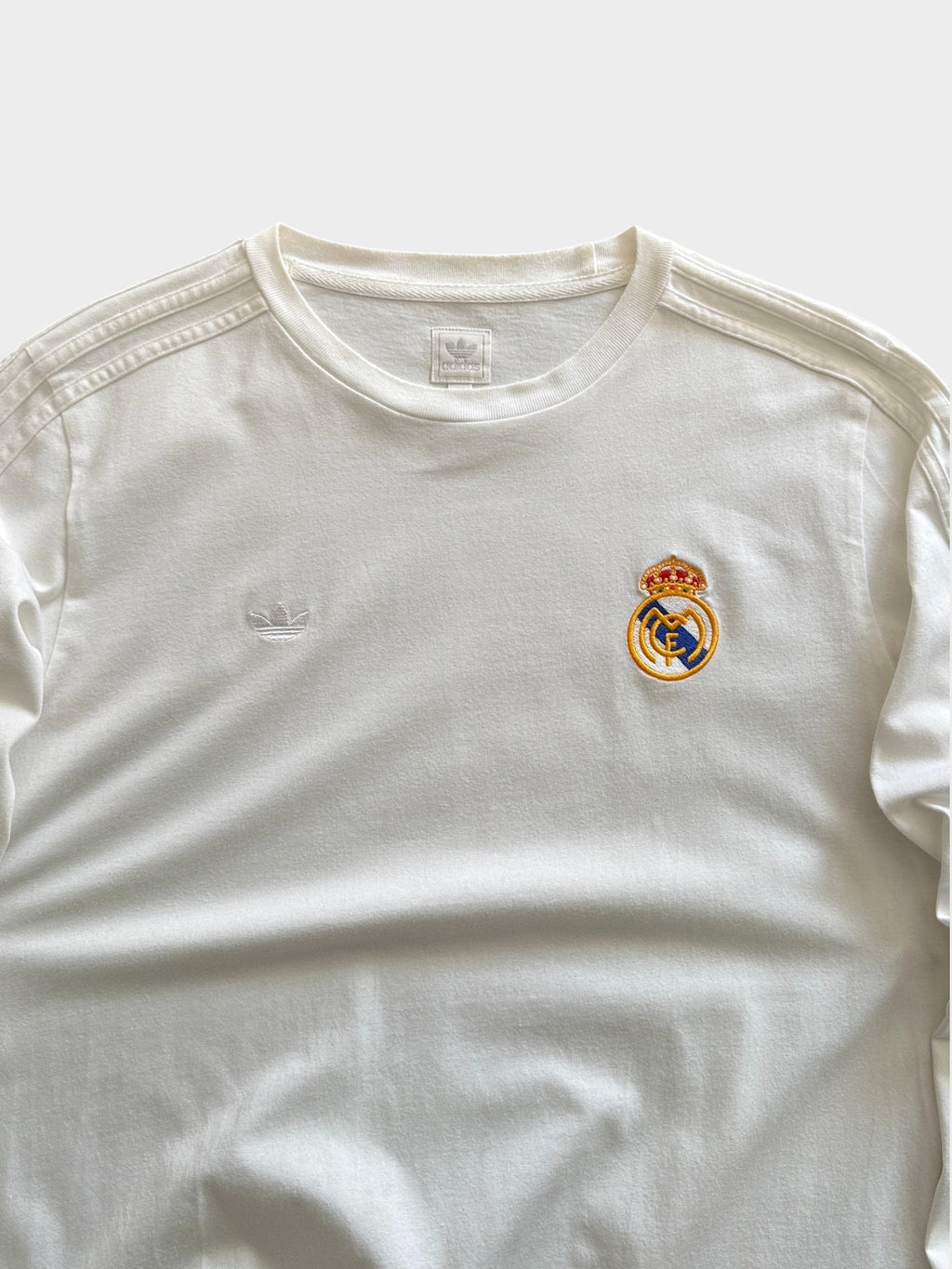 Adidas Trefoil Real Madrid Heavyweight Long Sleeve T Shirt (M)