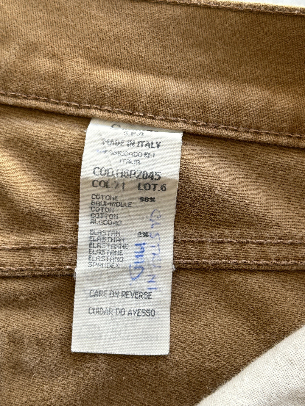 Vintage Armani Jeans brushed cotton Leg Trousers (W32 x L30)