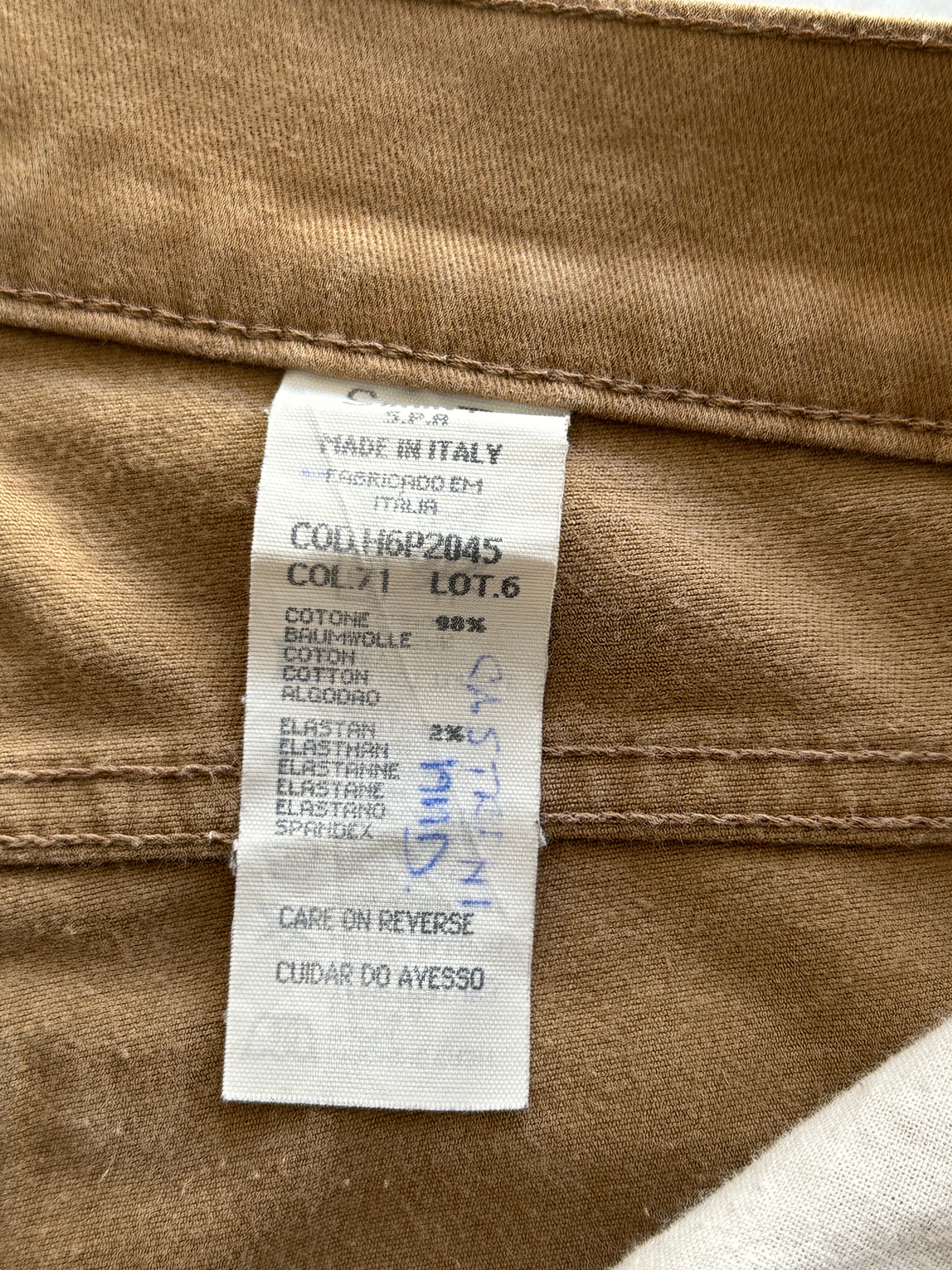 Vintage Armani Jeans brushed cotton Leg Trousers (W32 x L30)