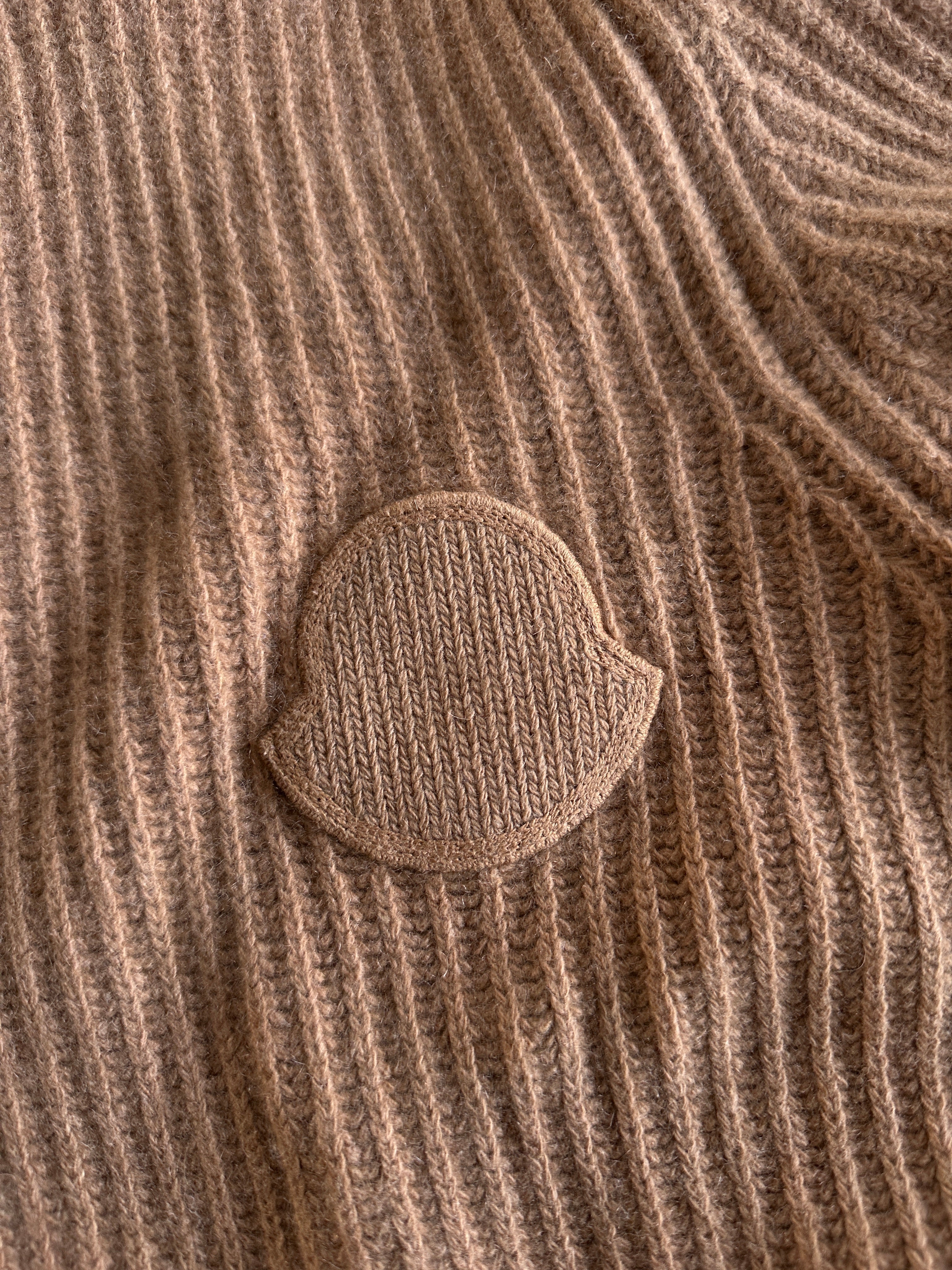 Moncler Tricot Cashmere Chunky Knit Zip Up Jumper / Cardigan (S)