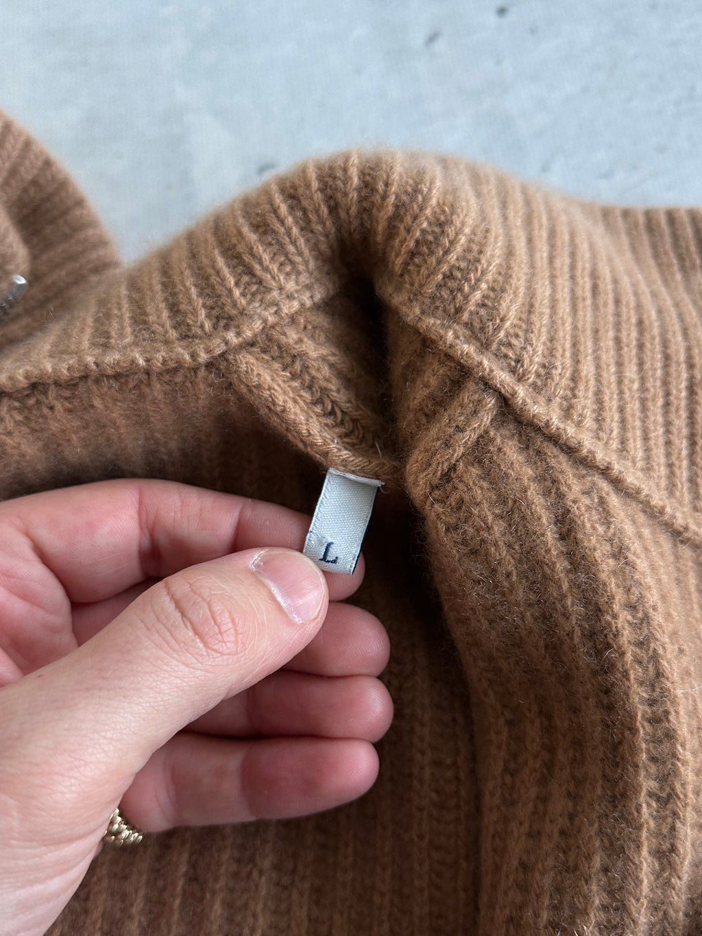 Moncler Tricot Cashmere Chunky Knit Zip Up Jumper / Cardigan (S)