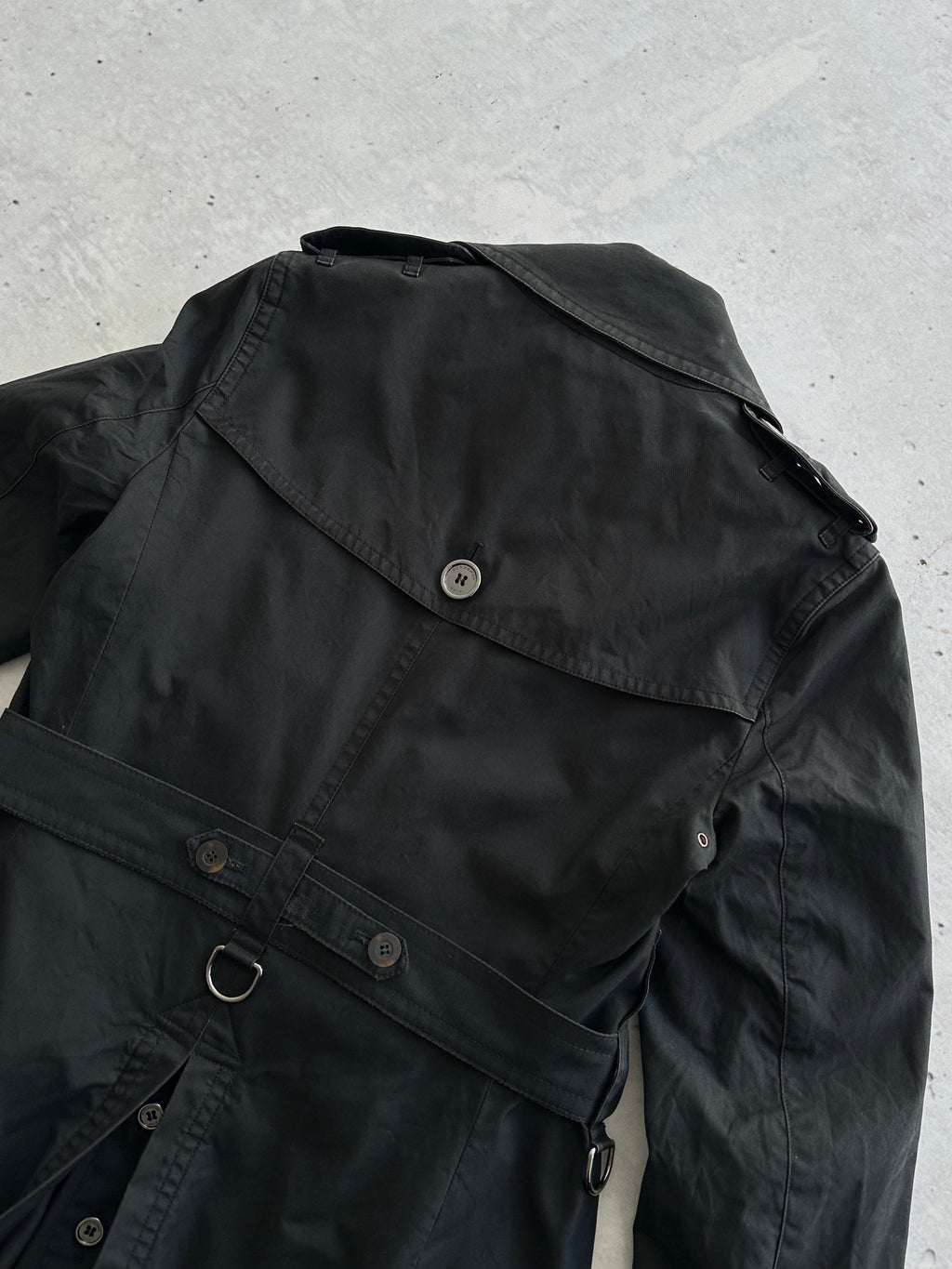 Burberry Brit Nova Check Trench Coat / Mac (Women's S)