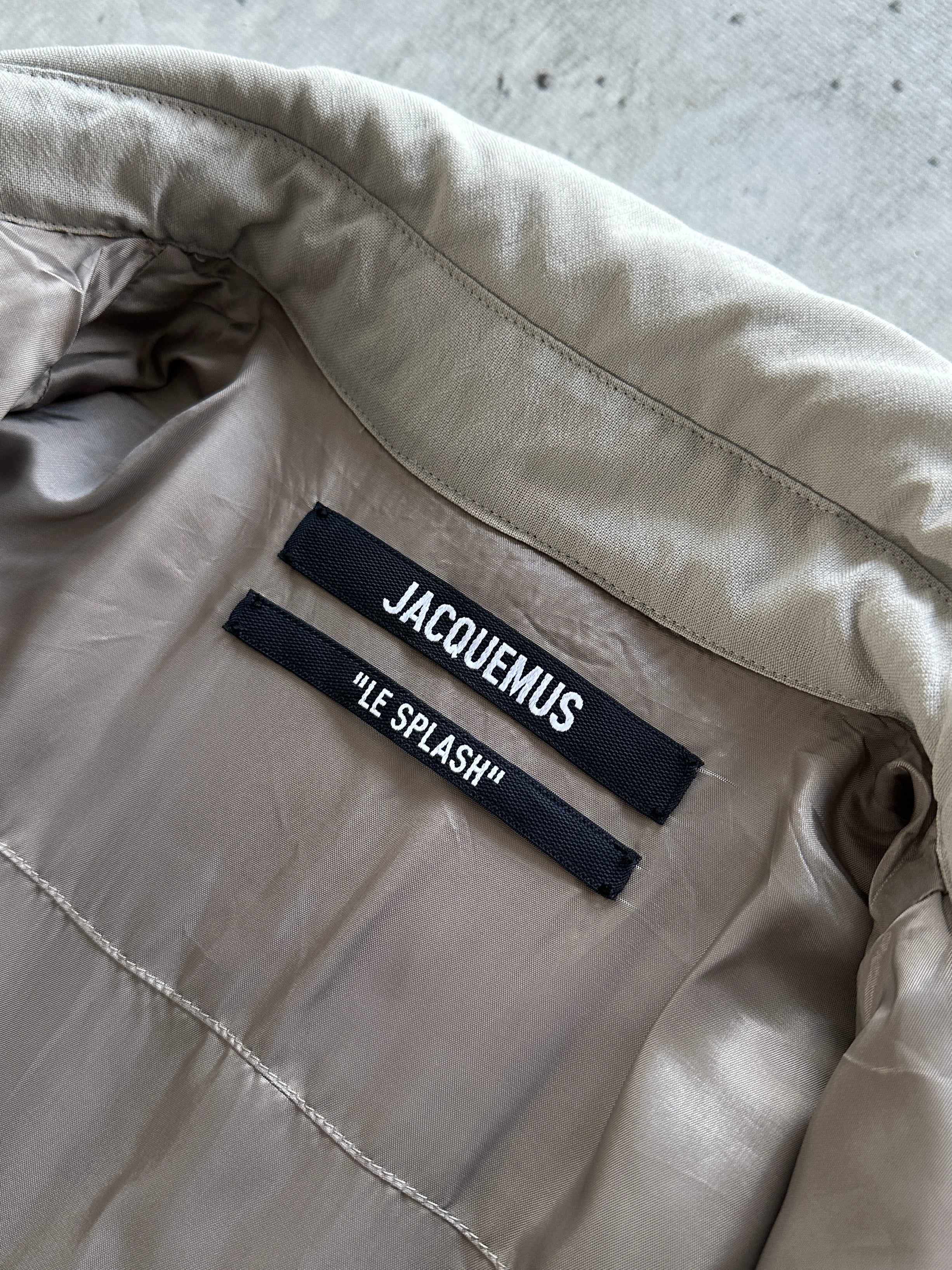 Jacquemus Le Splash Padded Button up Overshirt / Jacket (L)