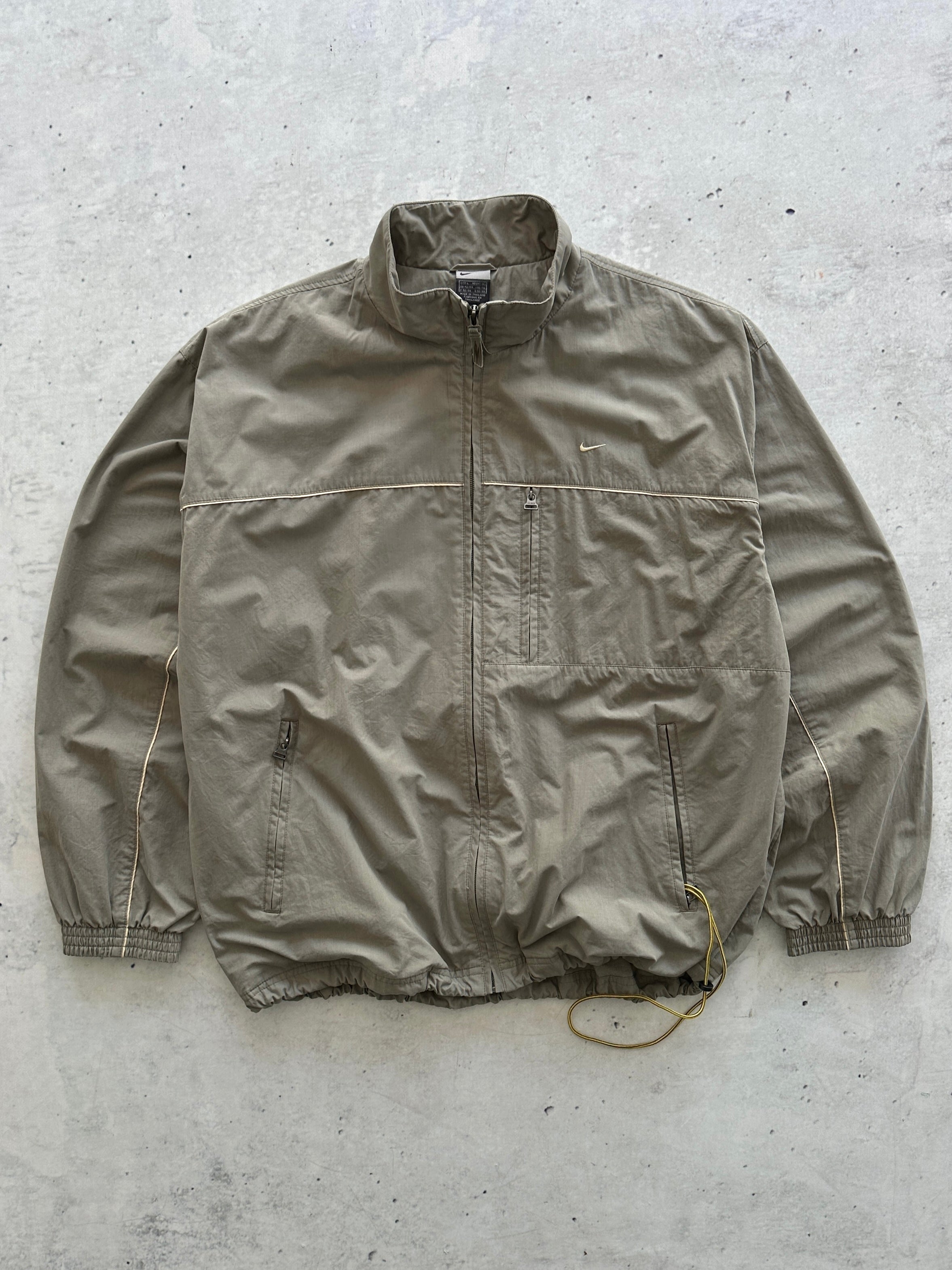 00's Nike embroidered Swoosh Zip Up Track Jacket (XL)