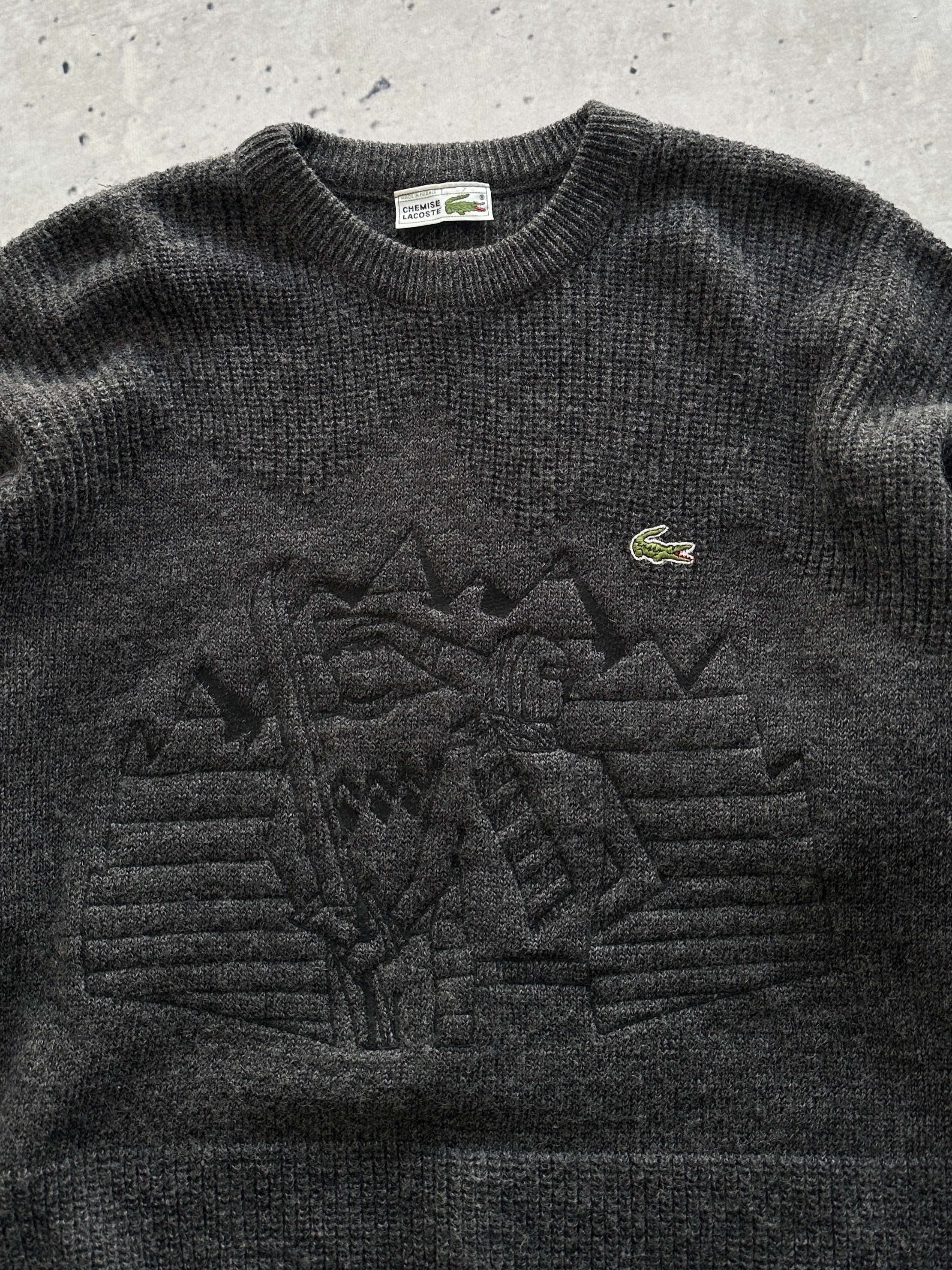 Vintage Chemise Lacoste Wool Crewneck Knit Jumper (XL)