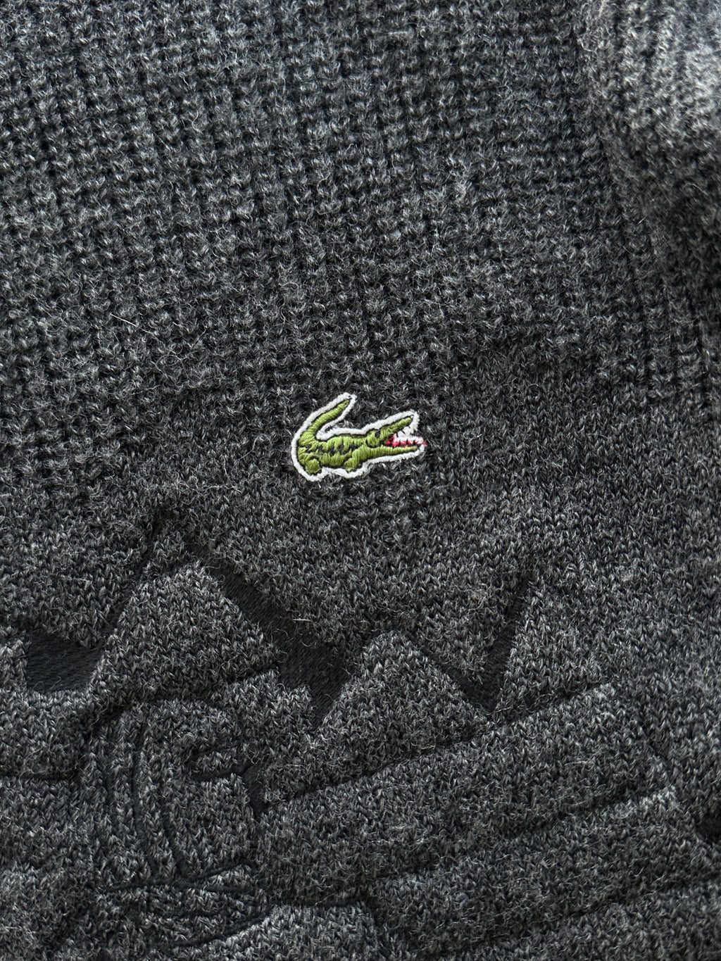 Vintage Chemise Lacoste Wool Crewneck Knit Jumper (XL)