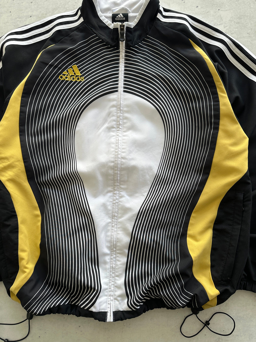 2007 Adidas Zip Up swirls Track Jacket (L)