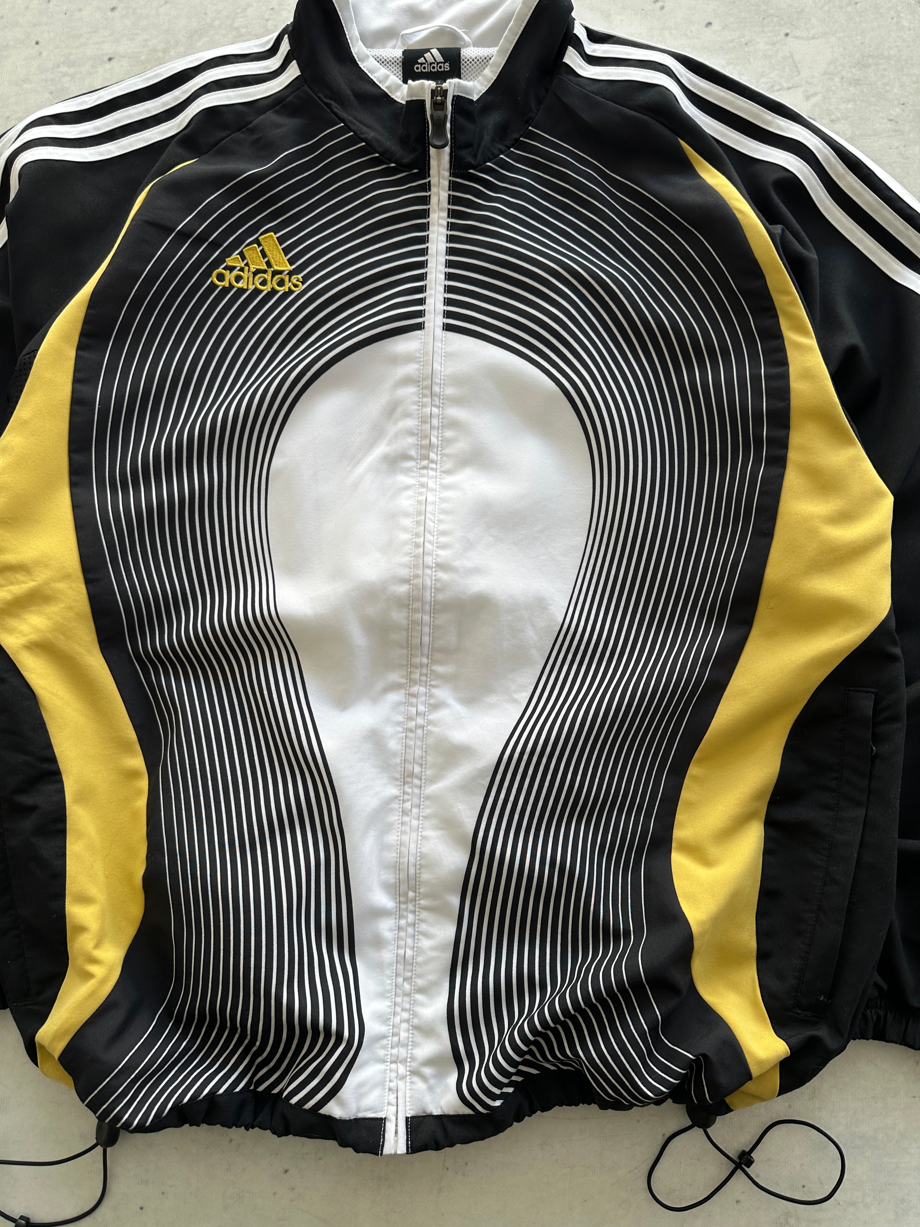 2007 Adidas Zip Up swirls Track Jacket (L)