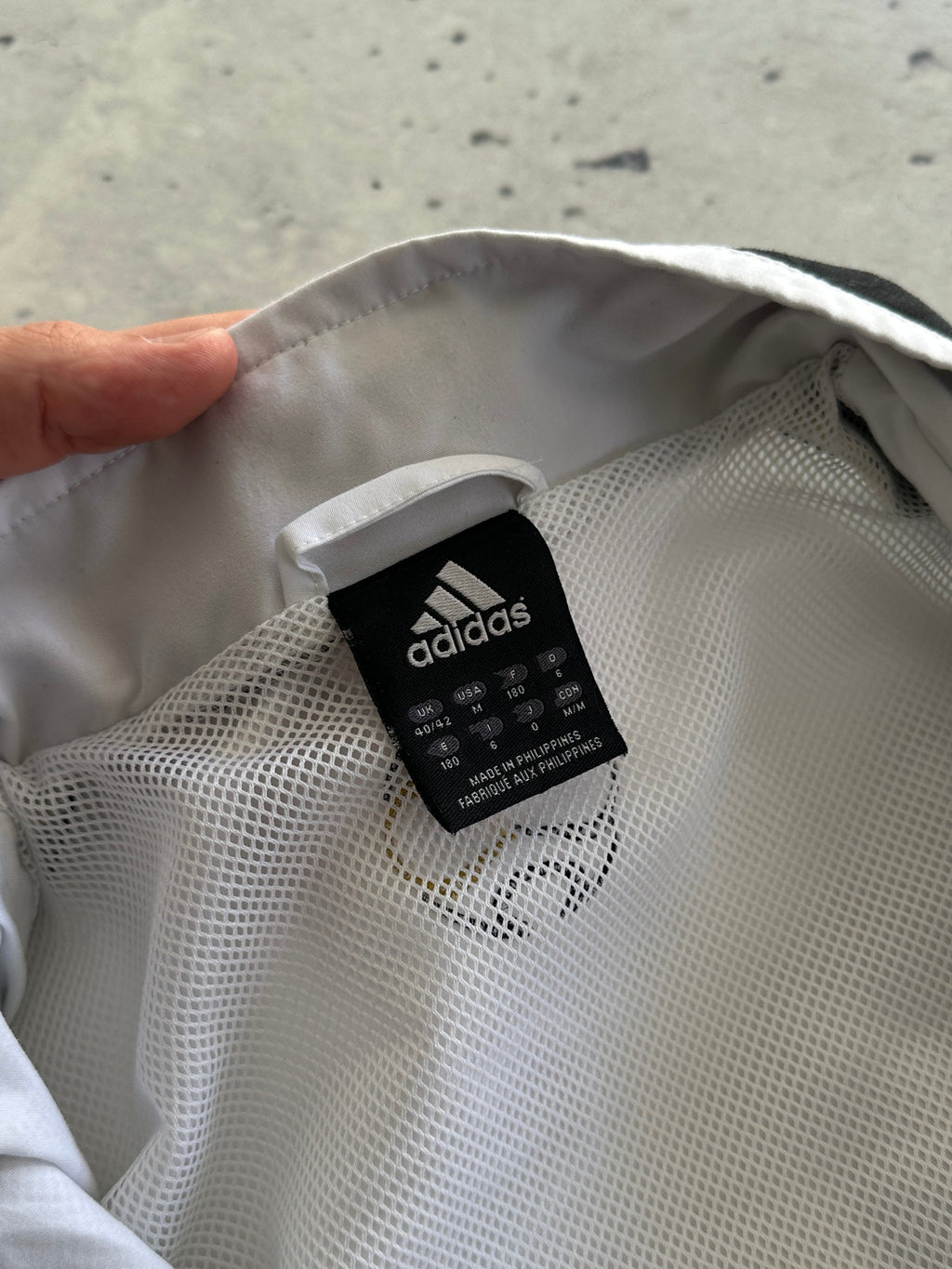2007 Adidas Zip Up swirls Track Jacket (L)