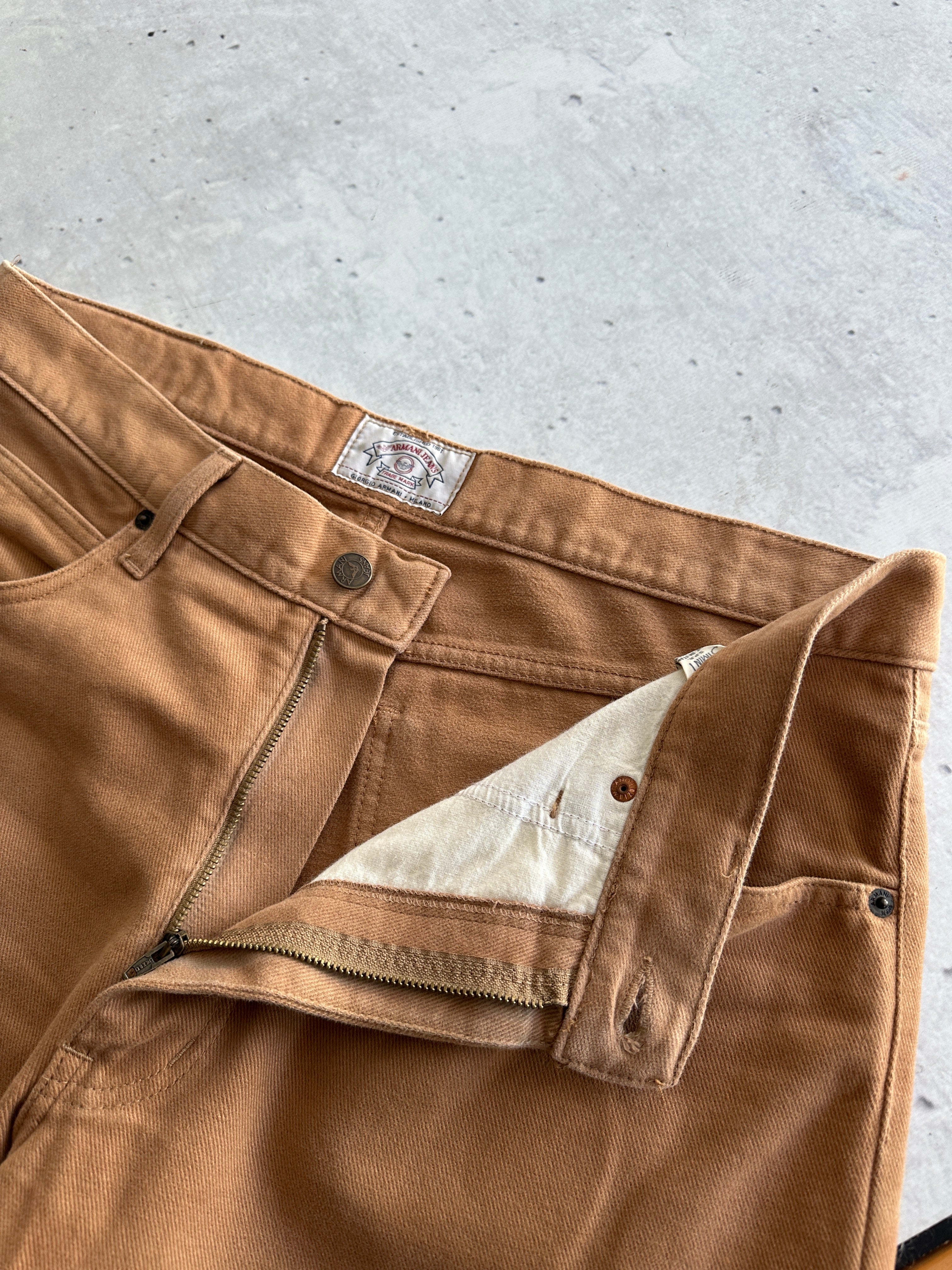 Vintage Armani Jeans Brushed cotton Trousers (W36 x L32)