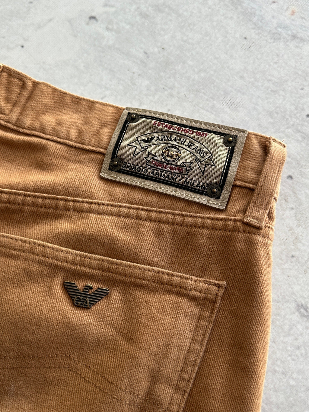 Vintage Armani Jeans Brushed cotton Trousers (W36 x L32)