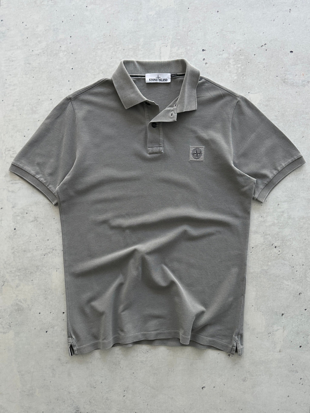 Stone Island Patch Logo Polo Shirt (M)