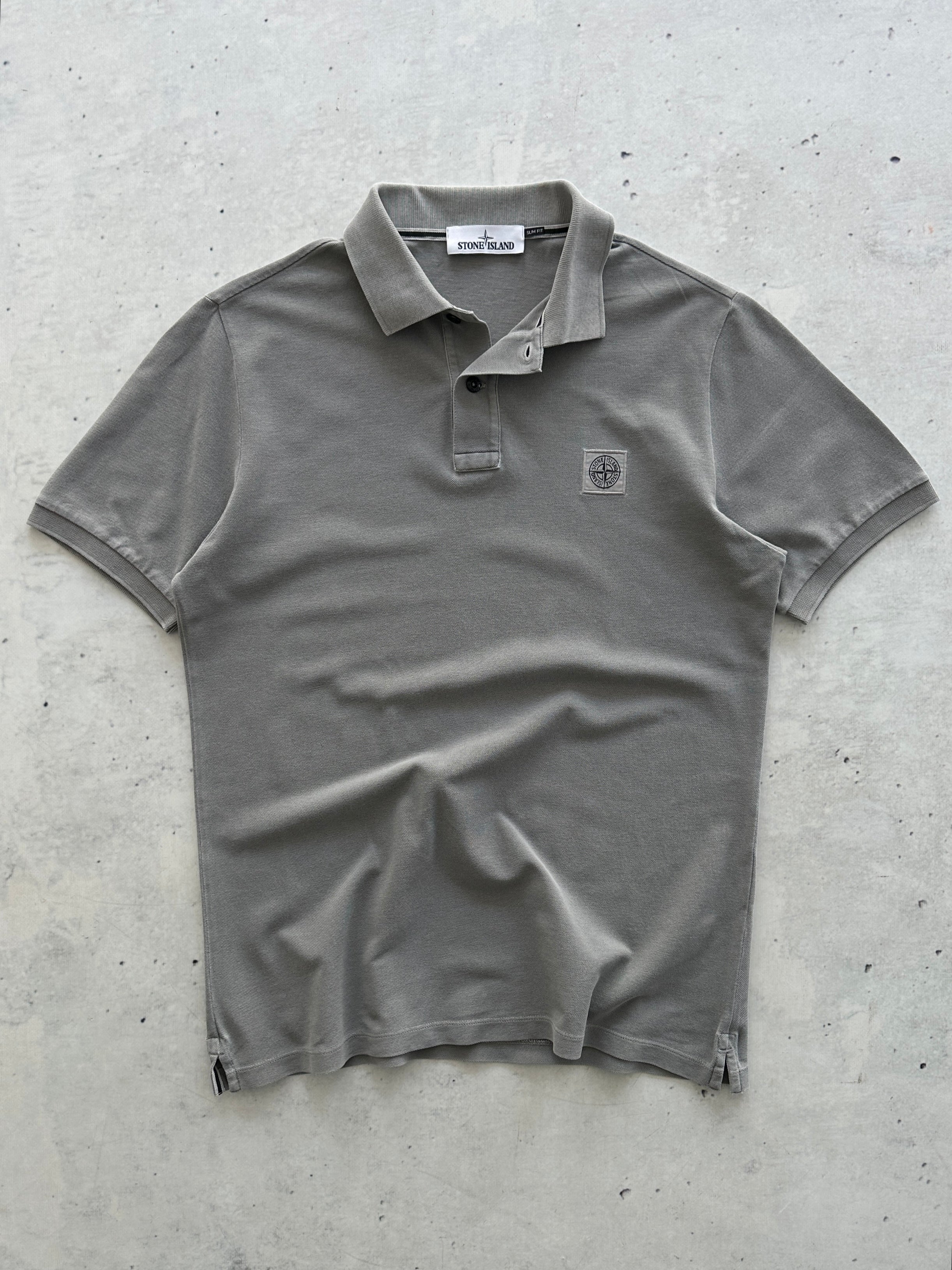 Stone Island Patch Logo Polo Shirt (M)