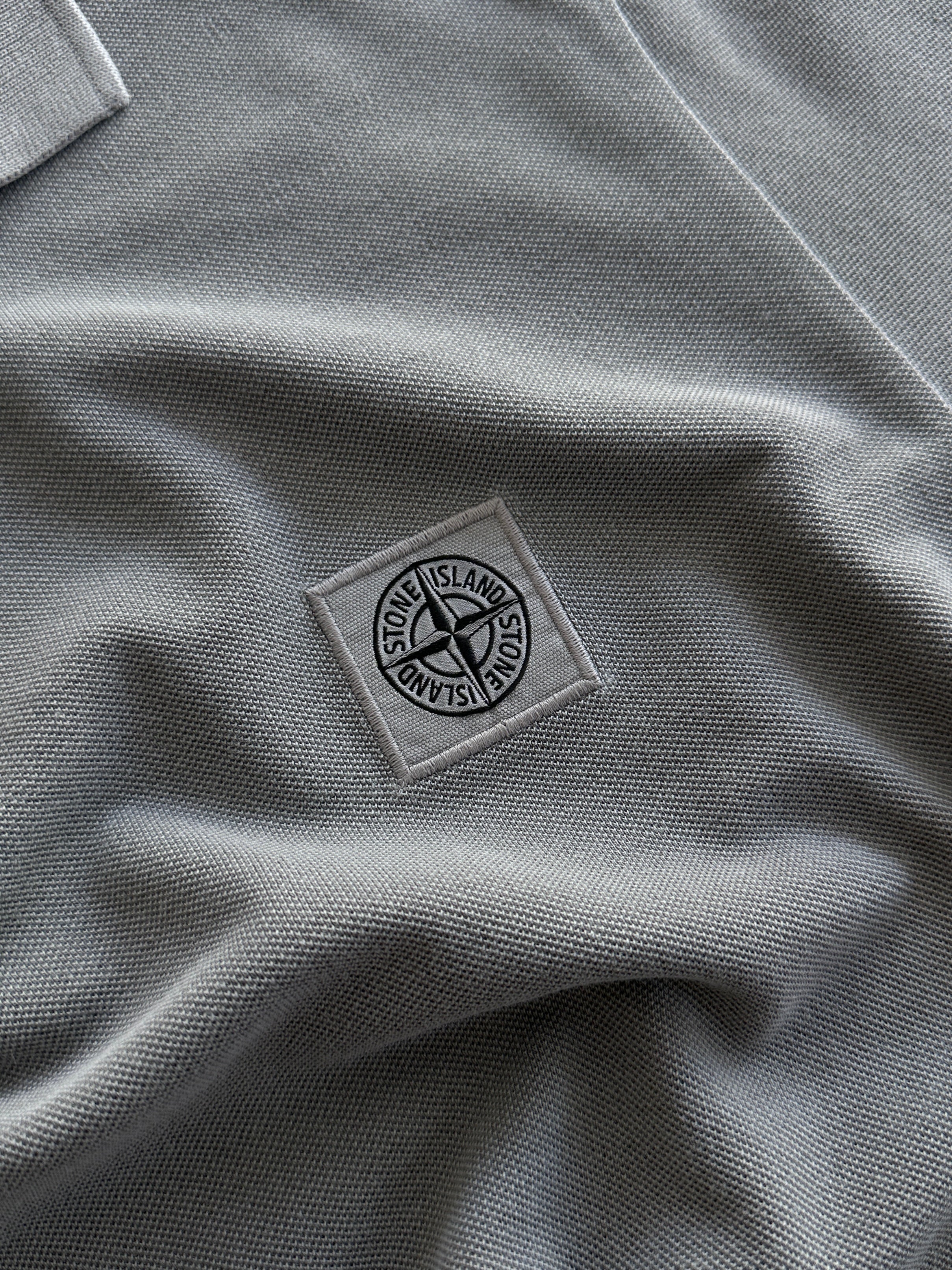 Stone Island Patch Logo Polo Shirt (M)