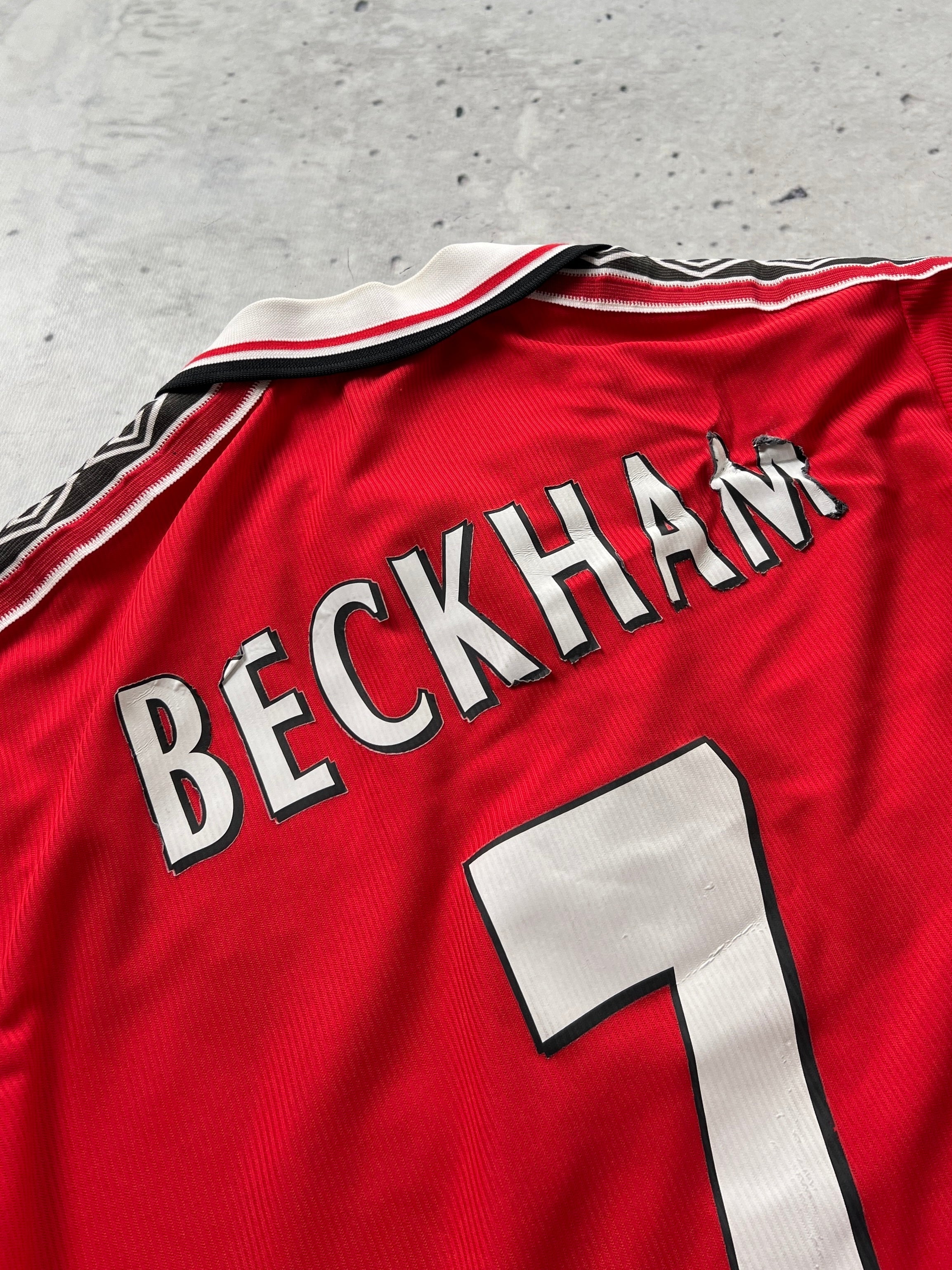 1998/99 Manchester United x Umbro 'Beckham 7' Shirt (S)