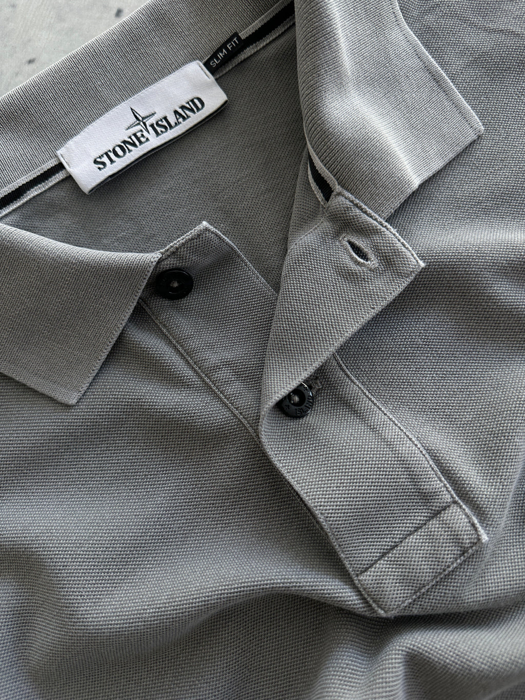 Stone Island Patch Logo Polo Shirt (M)