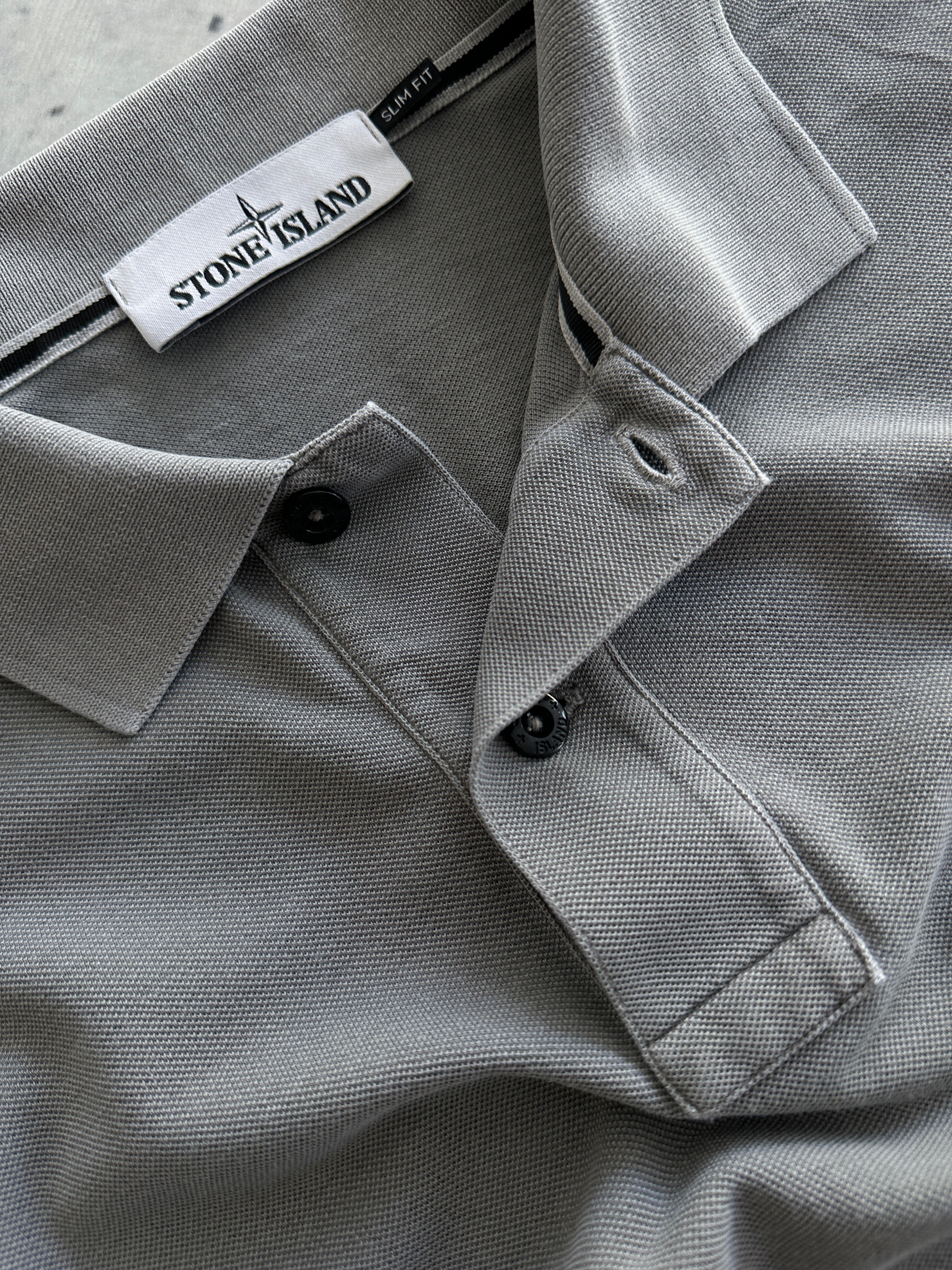 Stone Island Patch Logo Polo Shirt (M)