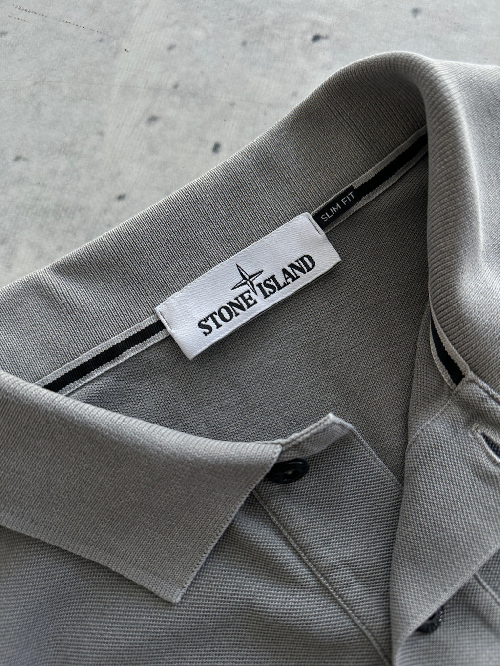 Stone Island Patch Logo Polo Shirt (M)