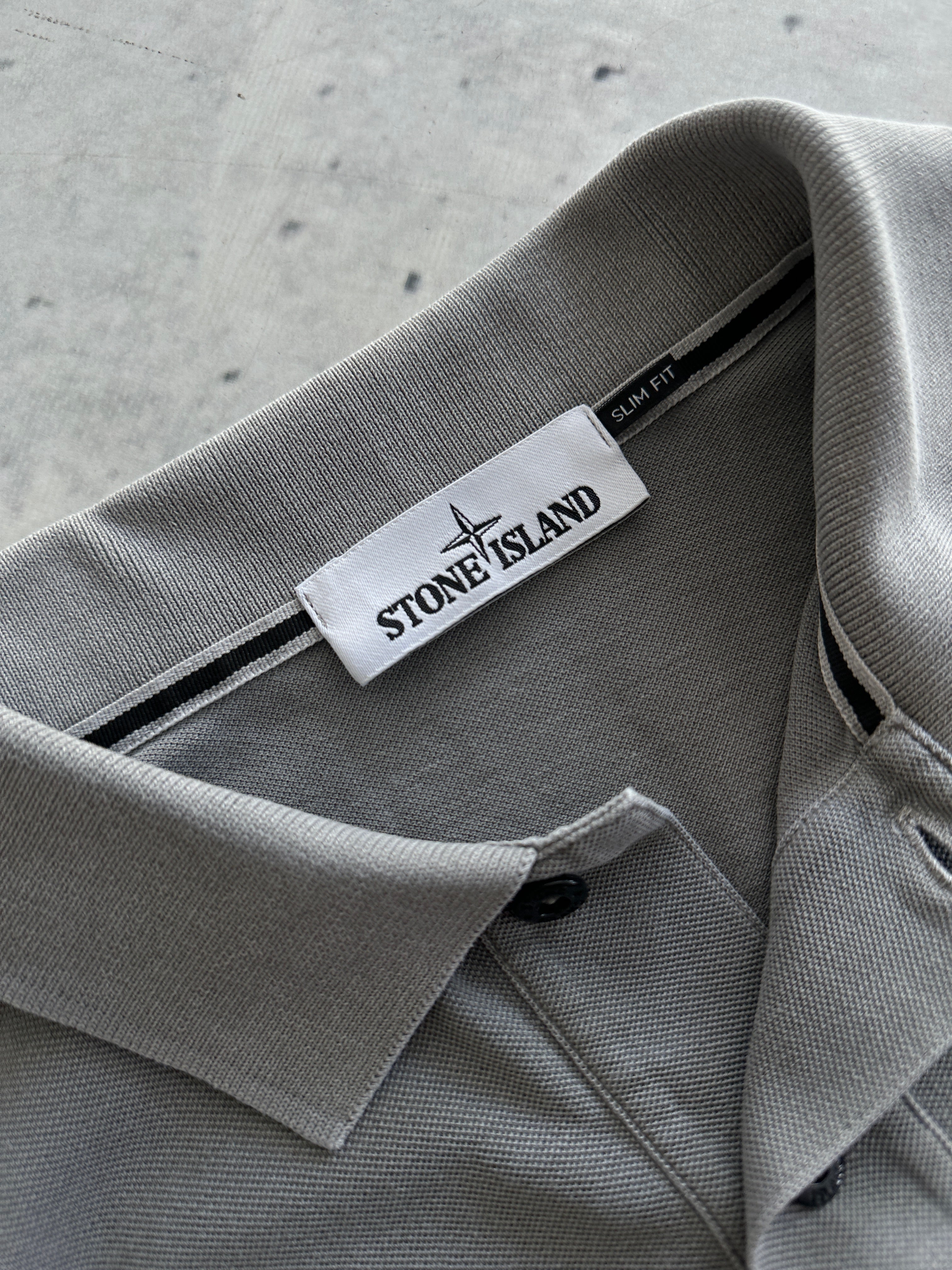 Stone Island Patch Logo Polo Shirt (M)