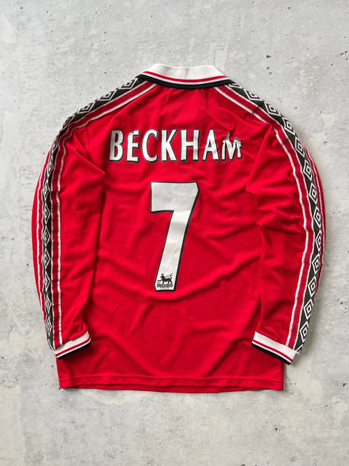 1998/99 Manchester United x Umbro 'Beckham 7' Shirt (S)