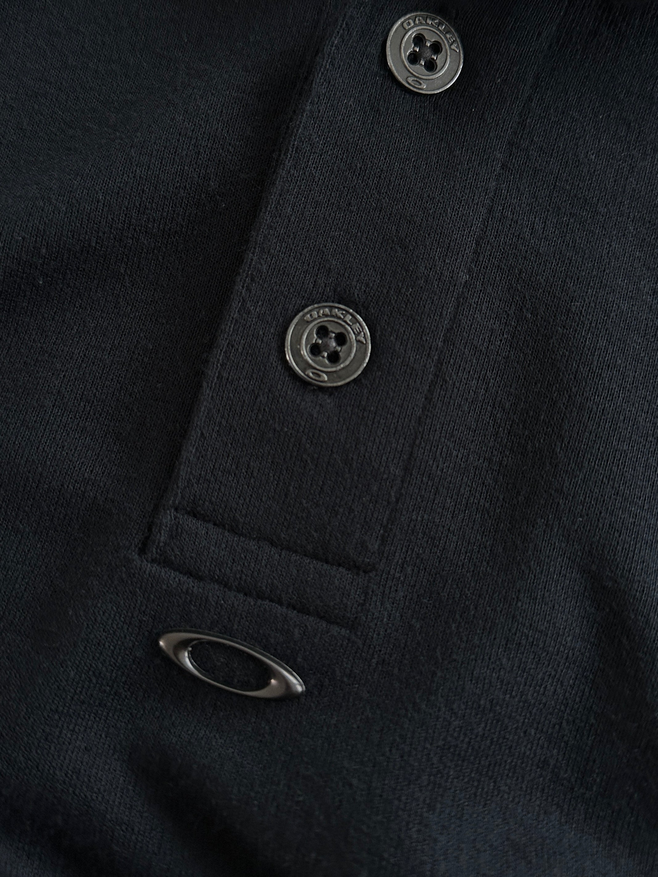 00's Oakley Metal Emblem Polo Shirt (L)