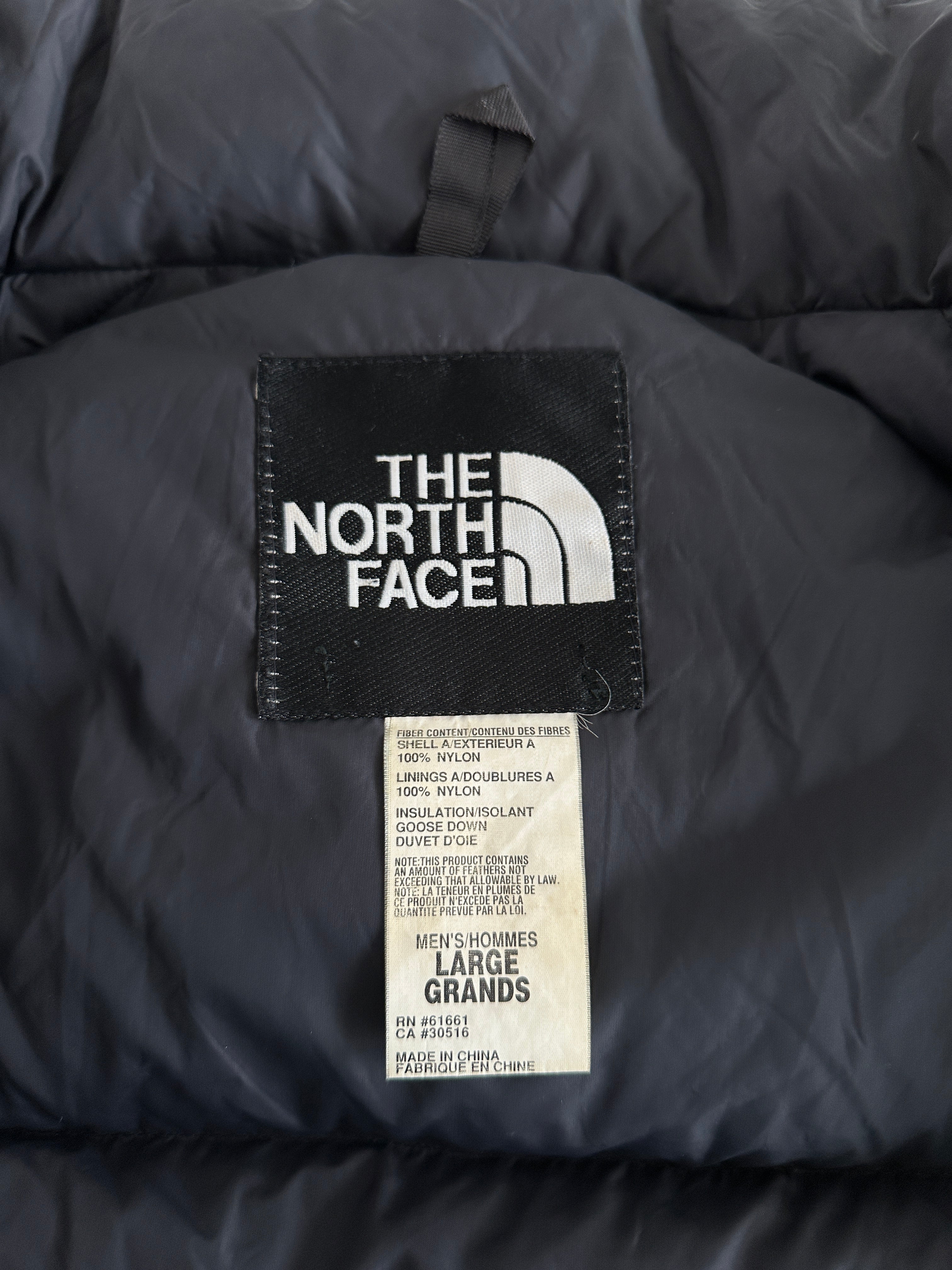 90's The North Face 700 Down Fill Zip Up Puffer Jacket (L)