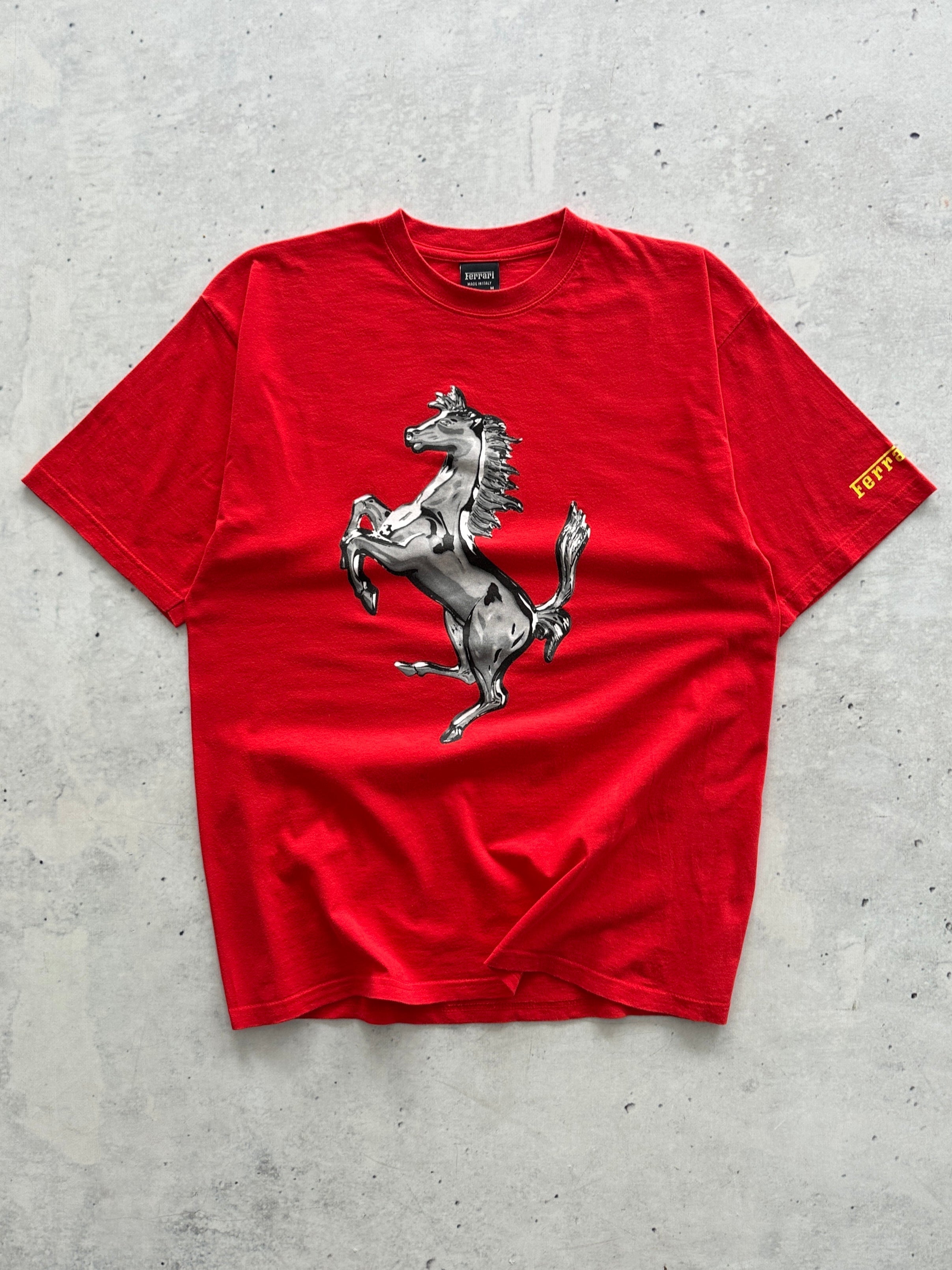 1999 Ferrari big logo racing T Shirt (L)