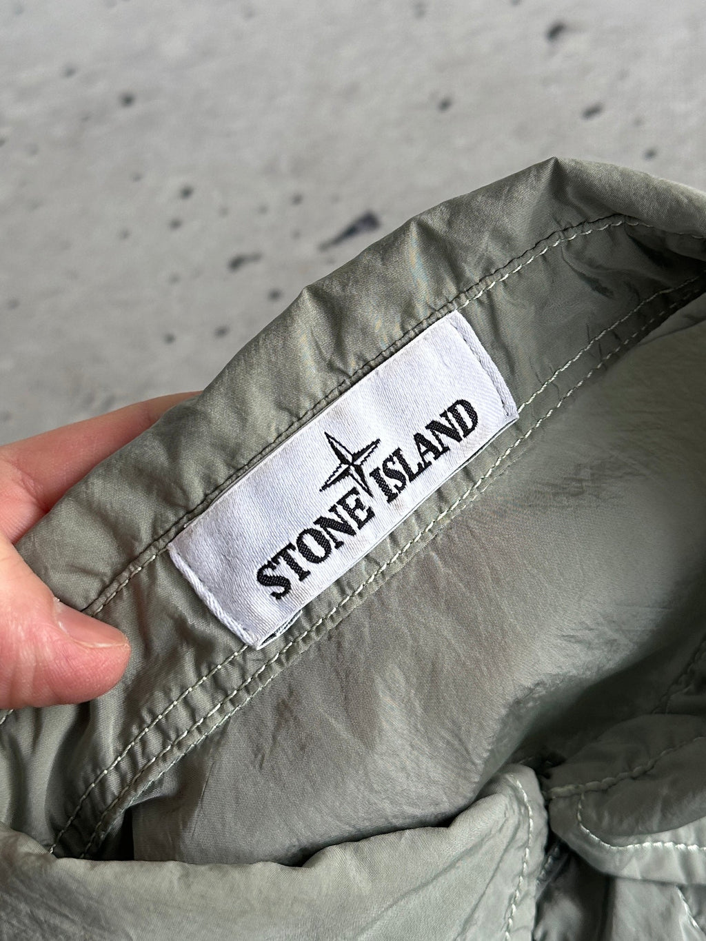 SS/18 Stone Island Nylon Metal Zip Up Overshirt (S)