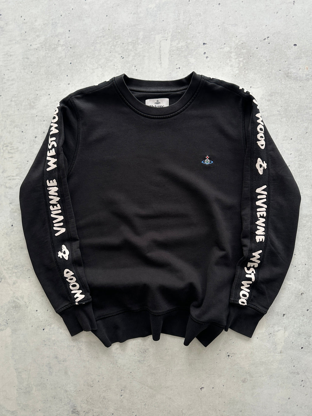 Vivienne Westwood Orb Taped Sleeve Crewneck Sweatshirt (M)