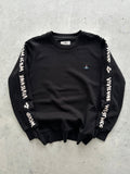 Vivienne Westwood Orb Taped Sleeve Crewneck Sweatshirt (M)