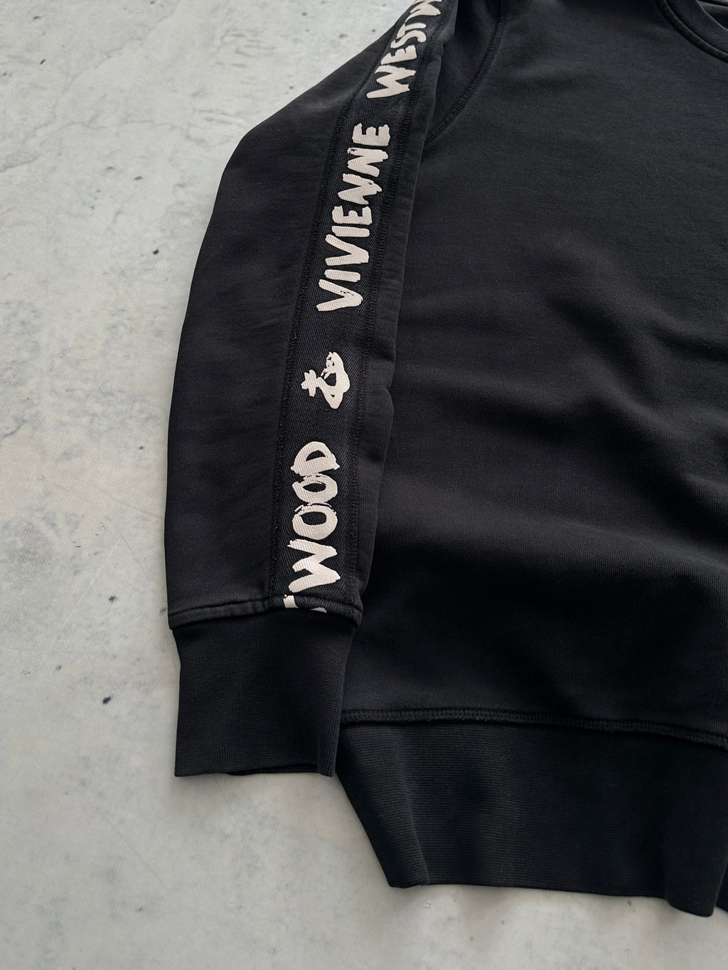 Vivienne Westwood Orb Taped Sleeve Crewneck Sweatshirt (M)